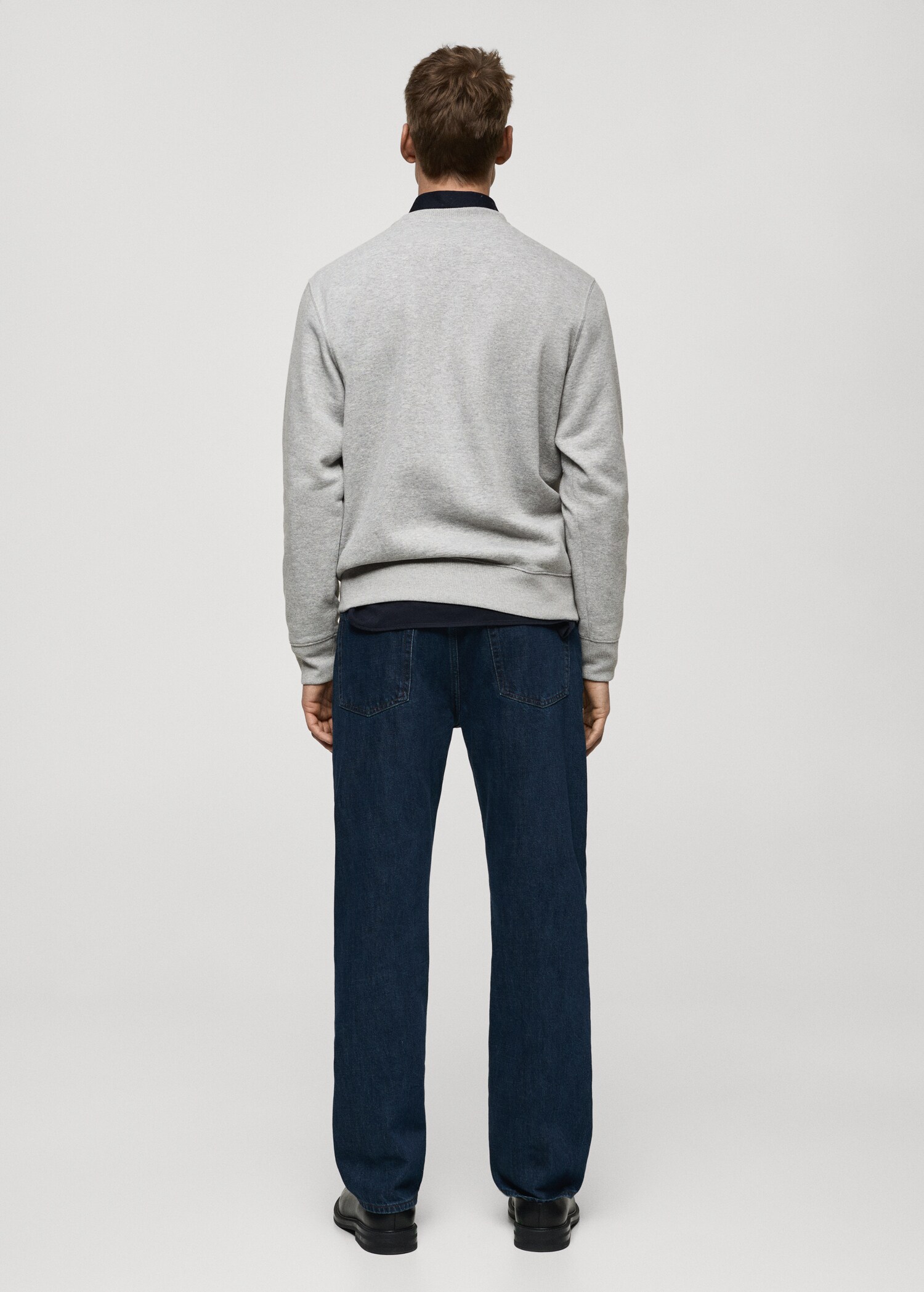 Sweat-shirt coton imprimé graphique - Verso de l’article