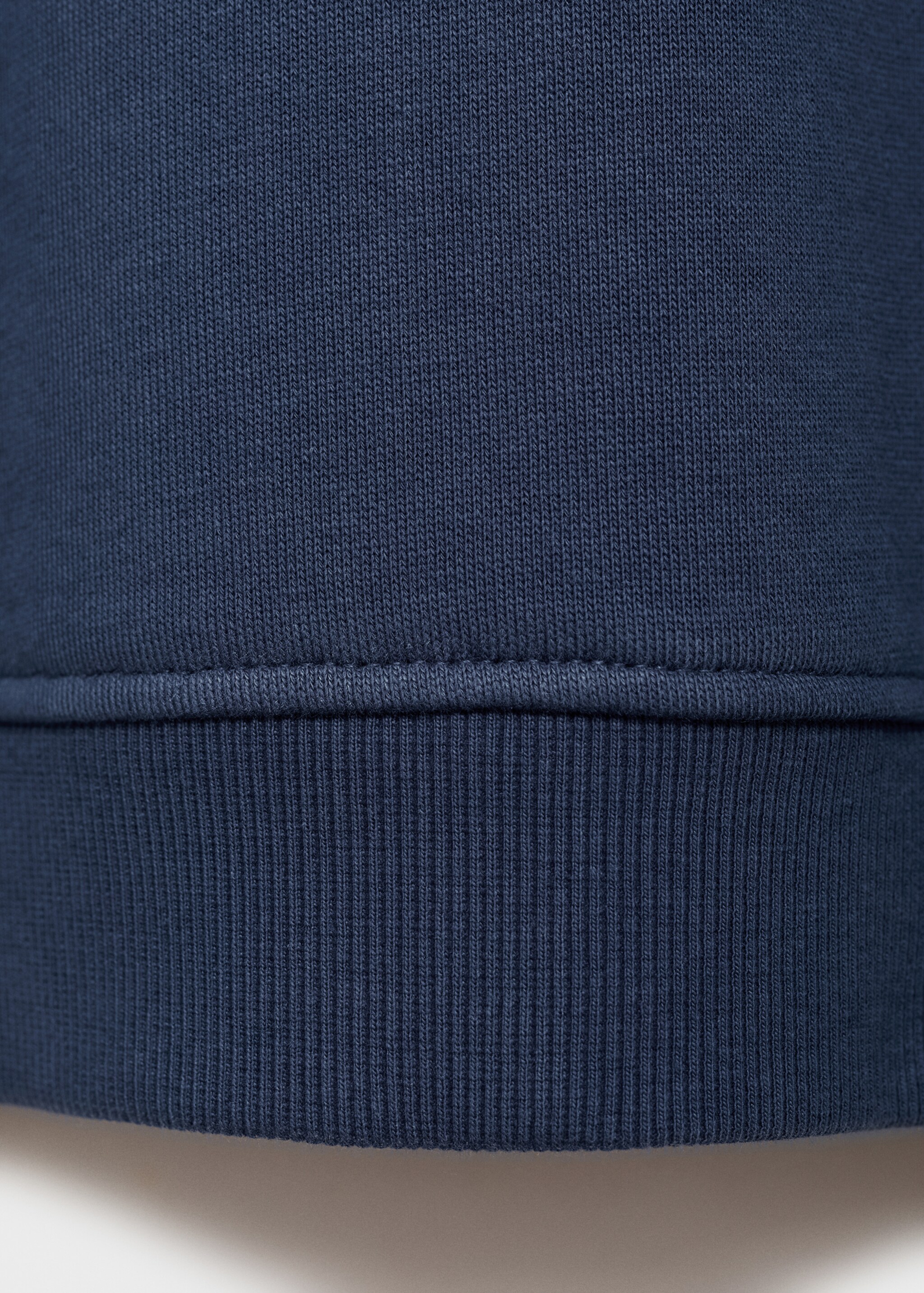 Bead detail sweatshirt - Details of the article 0, Dark Navy. Ref: 87010645-00.