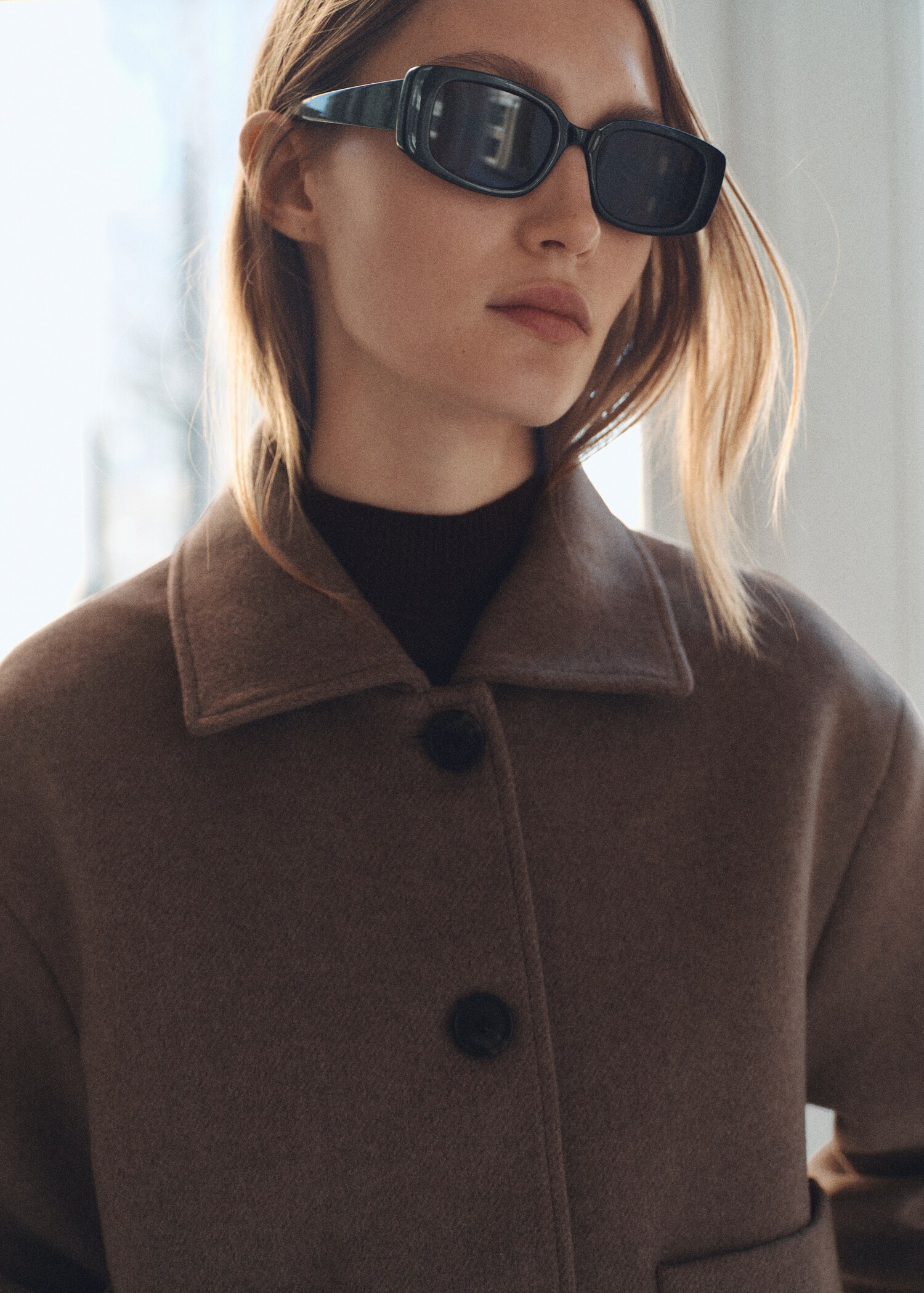 Wool jacket with pockets - Details of the article 1