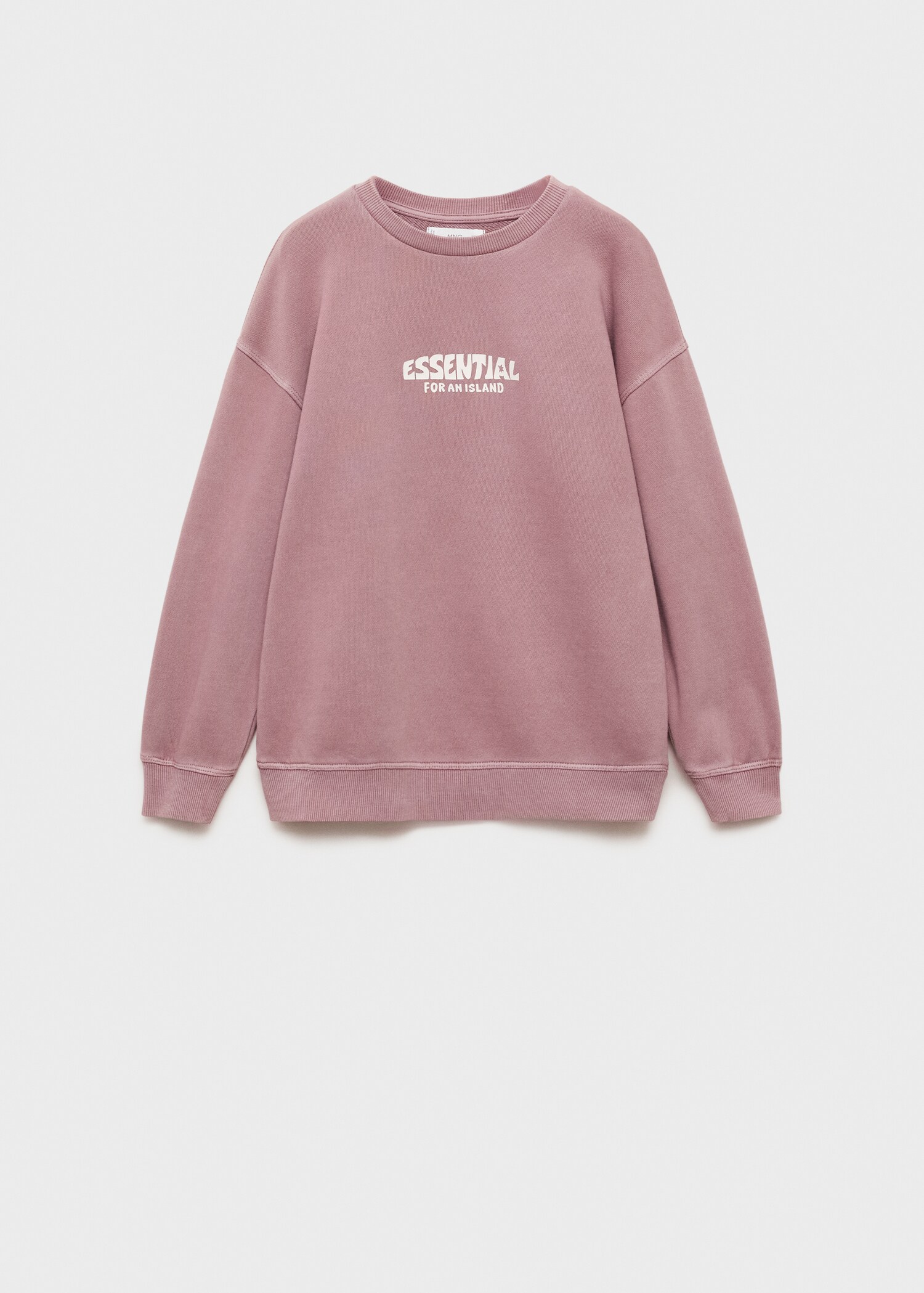 Message cotton sweatshirt - Article without model