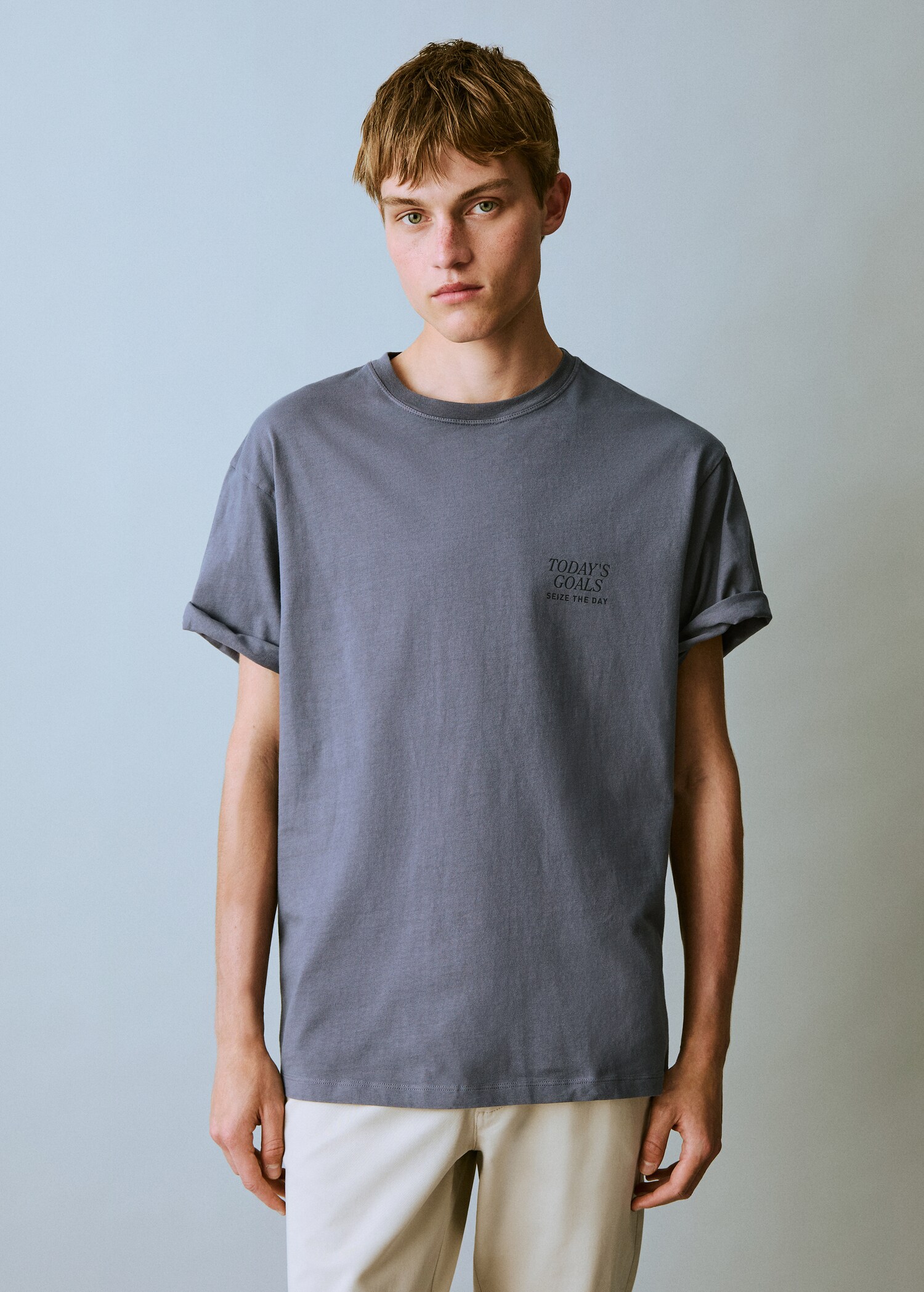 Samarreta cotó estampada - Pla mig