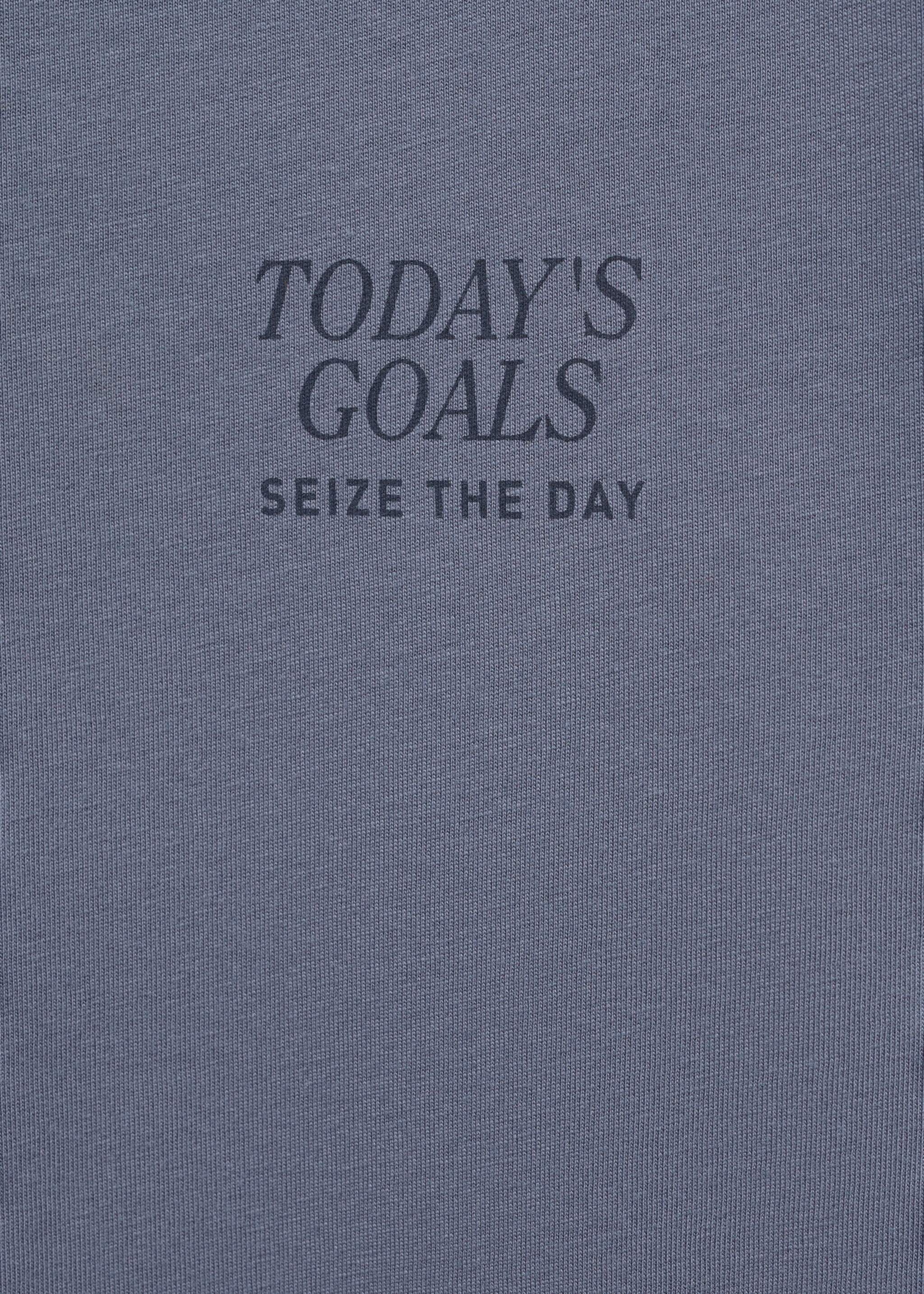 Samarreta cotó estampada - Detall de l'article 8, Blau. Ref: 87011061-00.