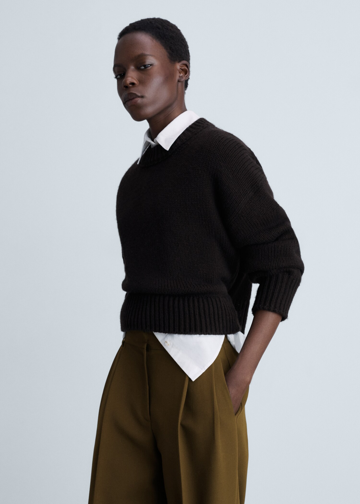 Pantalon droit pinces - Détail de l'article 1