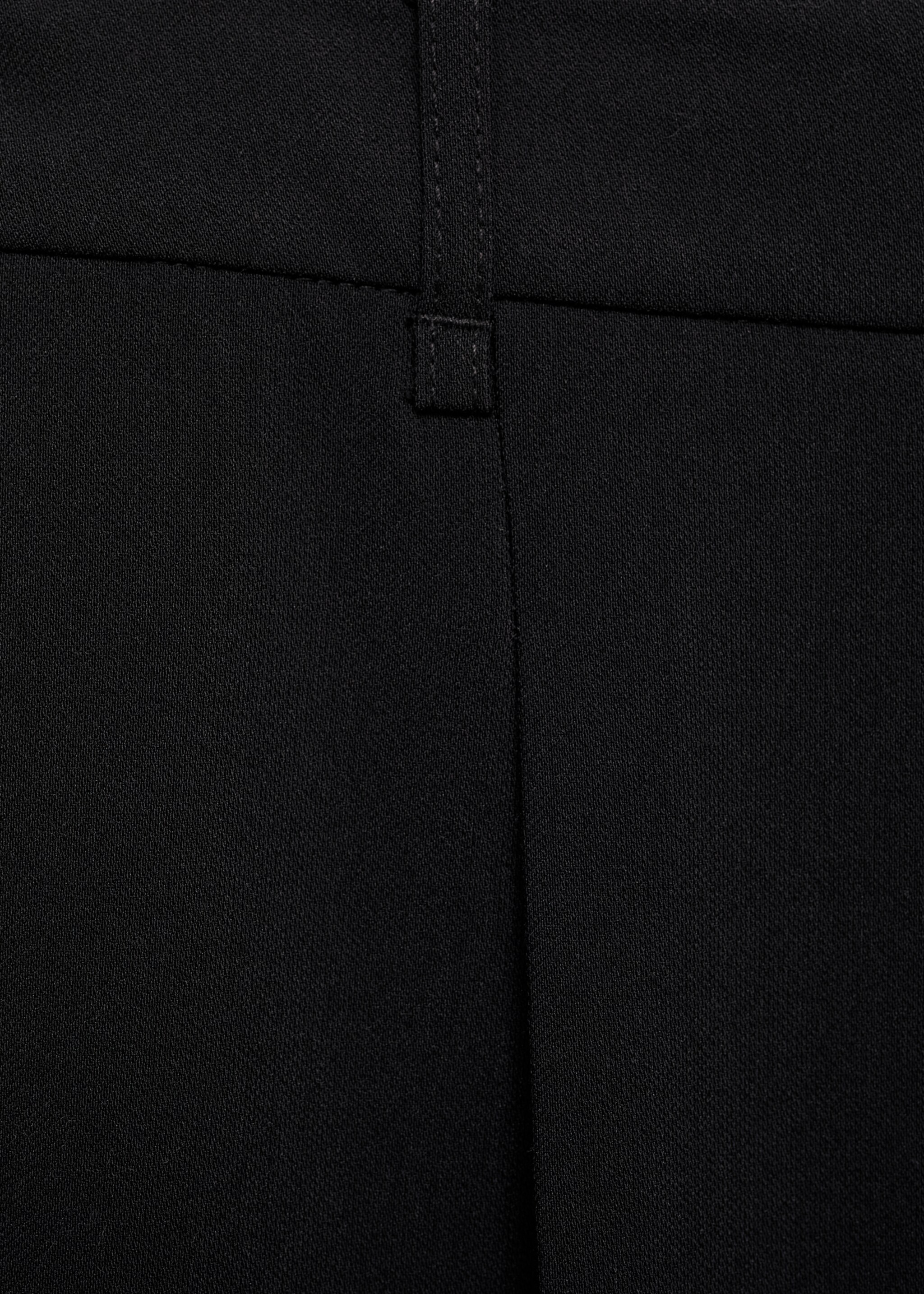 Pantalon droit pinces - Détail de l'article 0, Noir. Ref: 87011514-00.