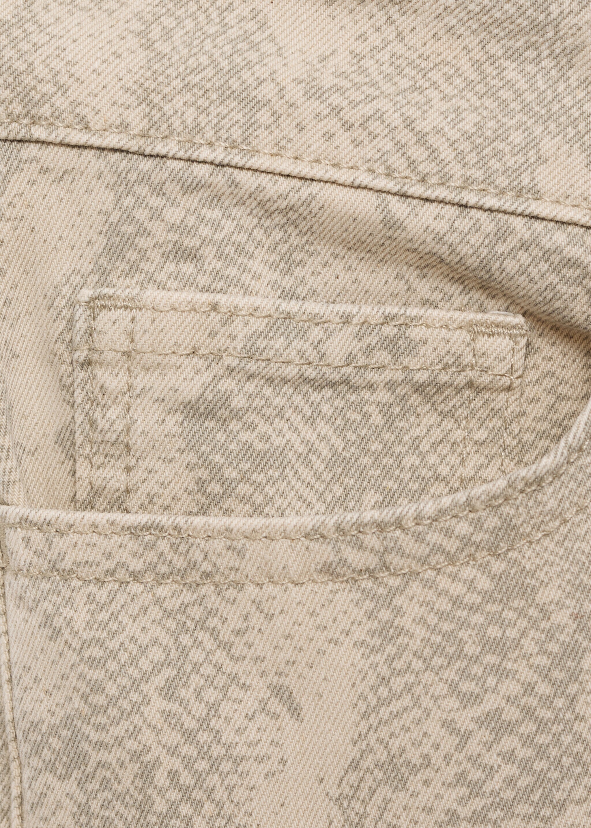 Jupe-culotte imprimée - Détail de l'article 8, Écru. Ref: 87011517-00.