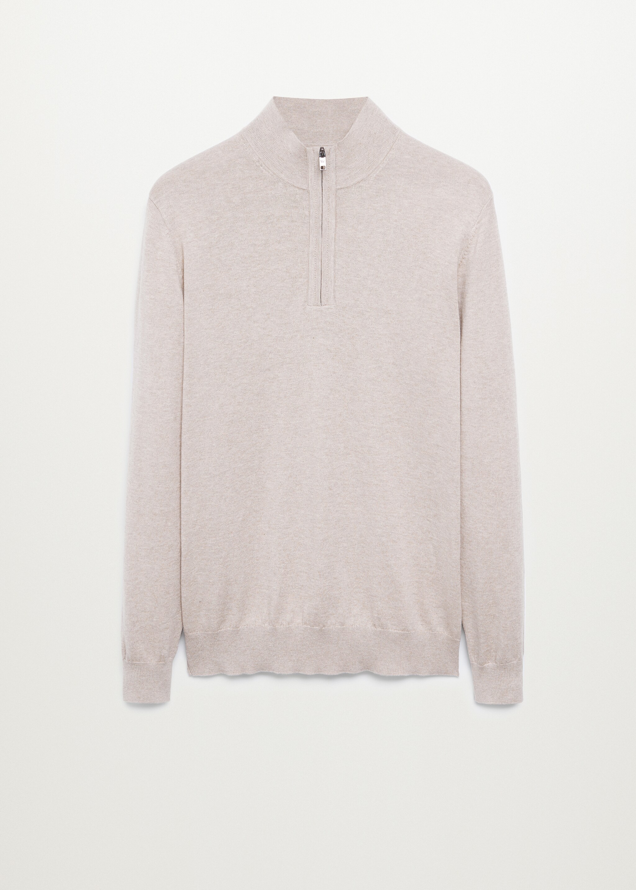 Jersey algodón cashmere cremallera - Artículo sin modelo