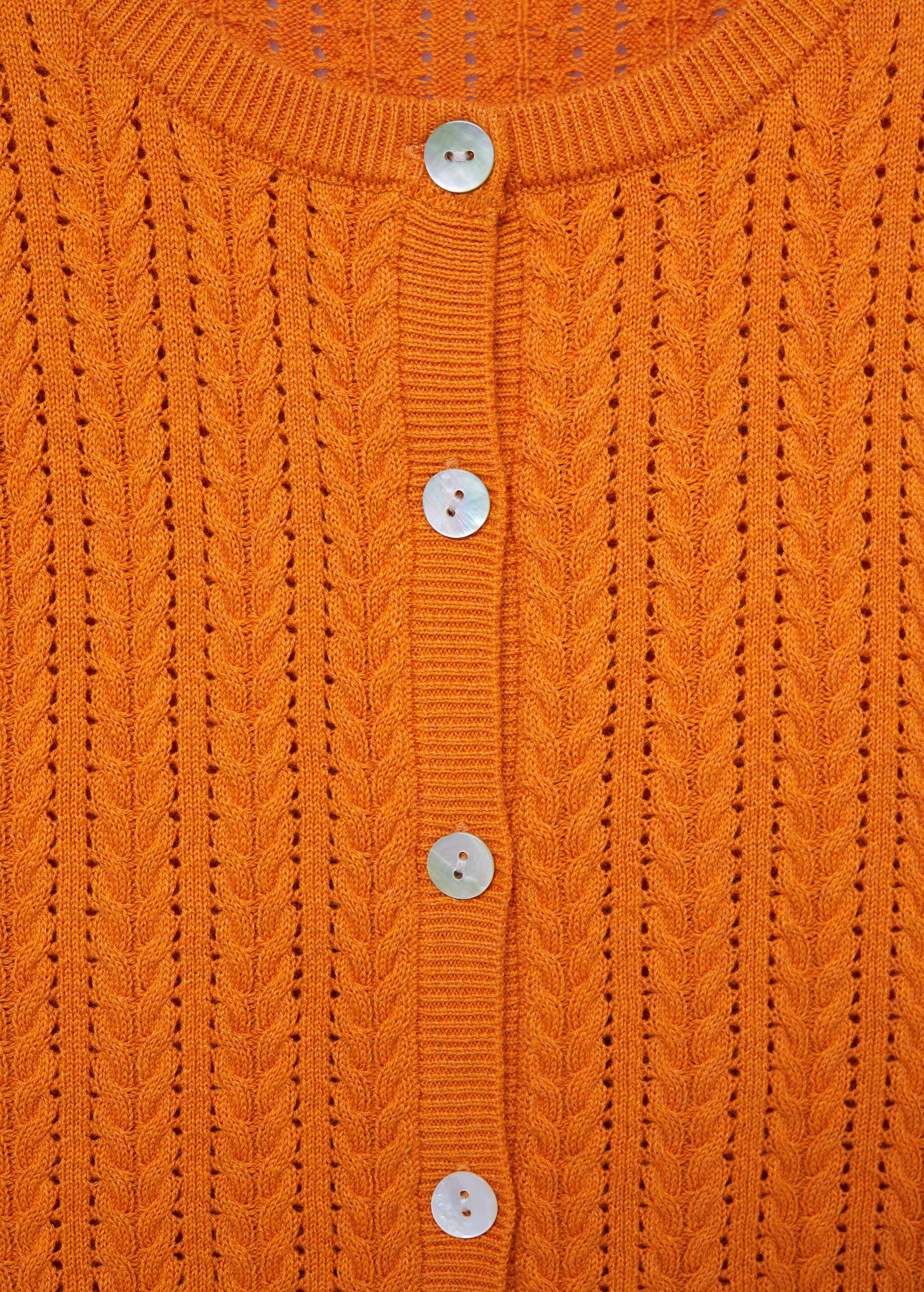Cárdigan algodón punto calado - Detalle del artículo 8