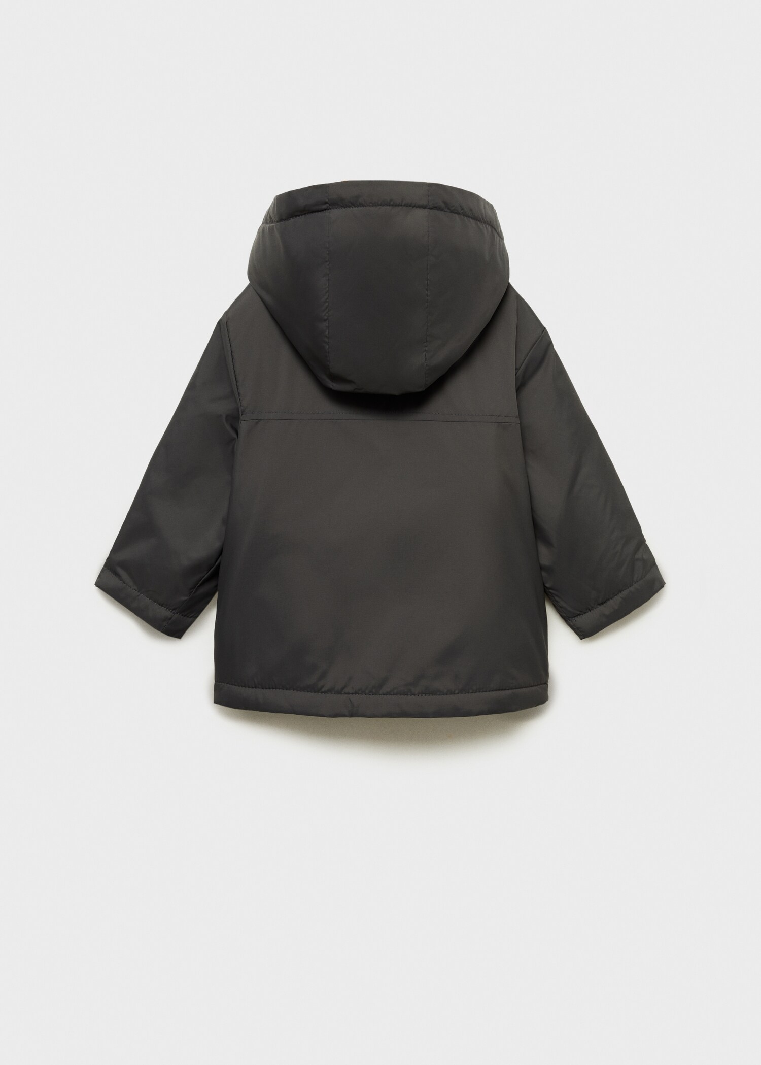 Prošívaný anorak s kapucí - Zadní strana zboží