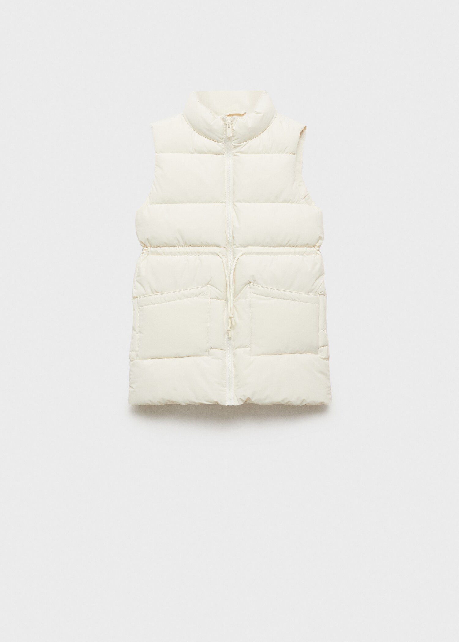Long puffer vest - Article without model