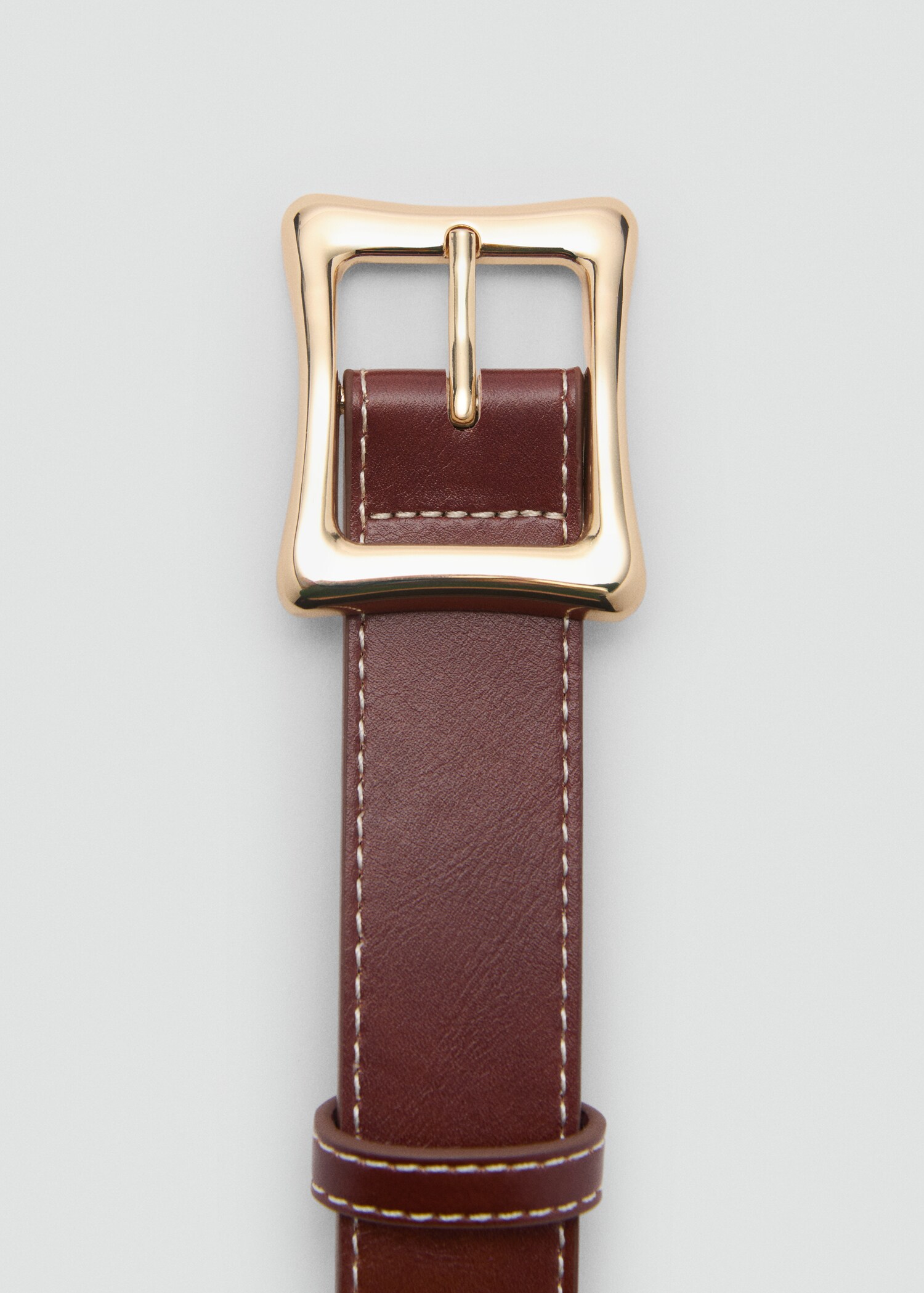 Square buckle belt - Medium plane