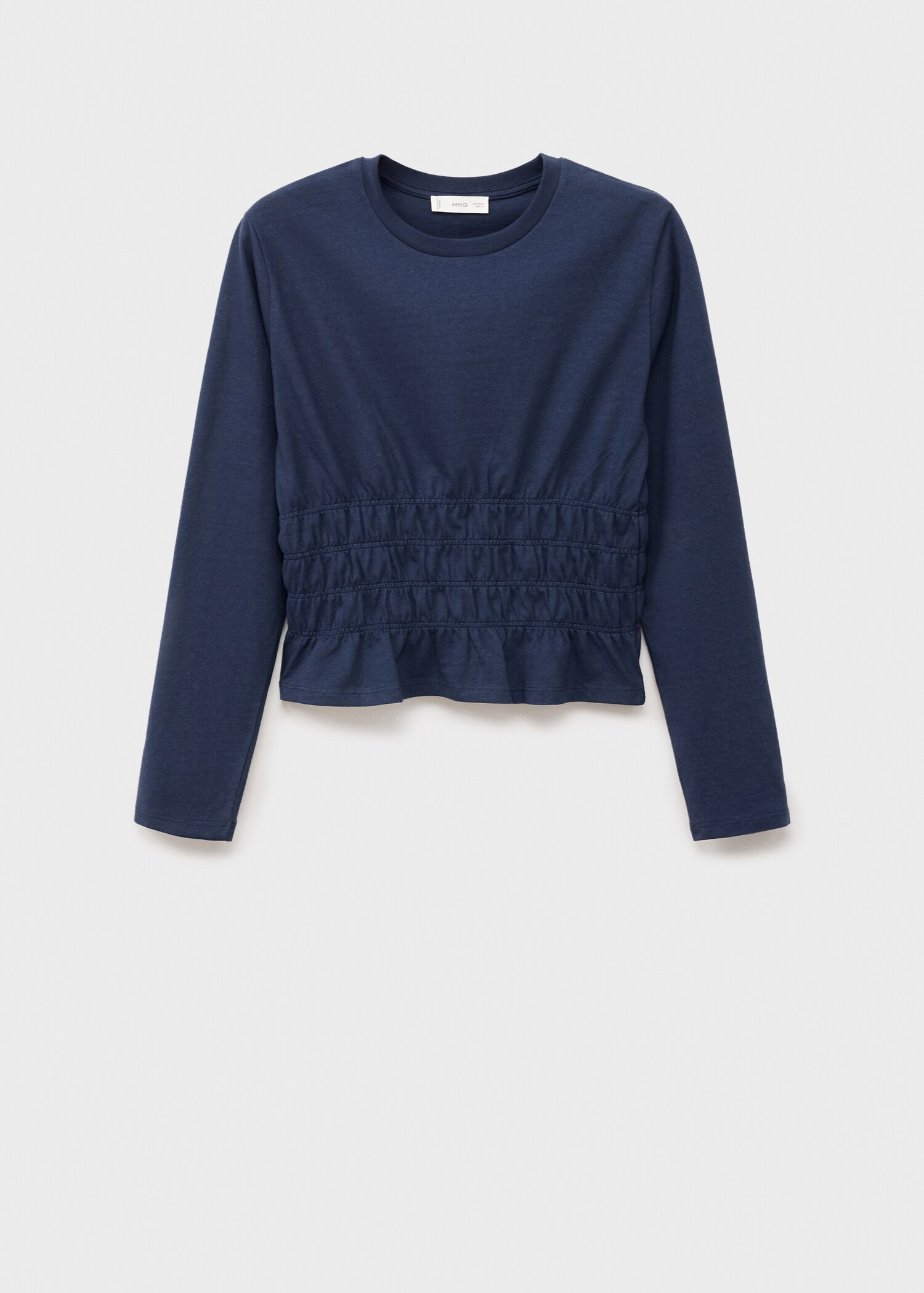 T-shirt with gathered waist - Article without model