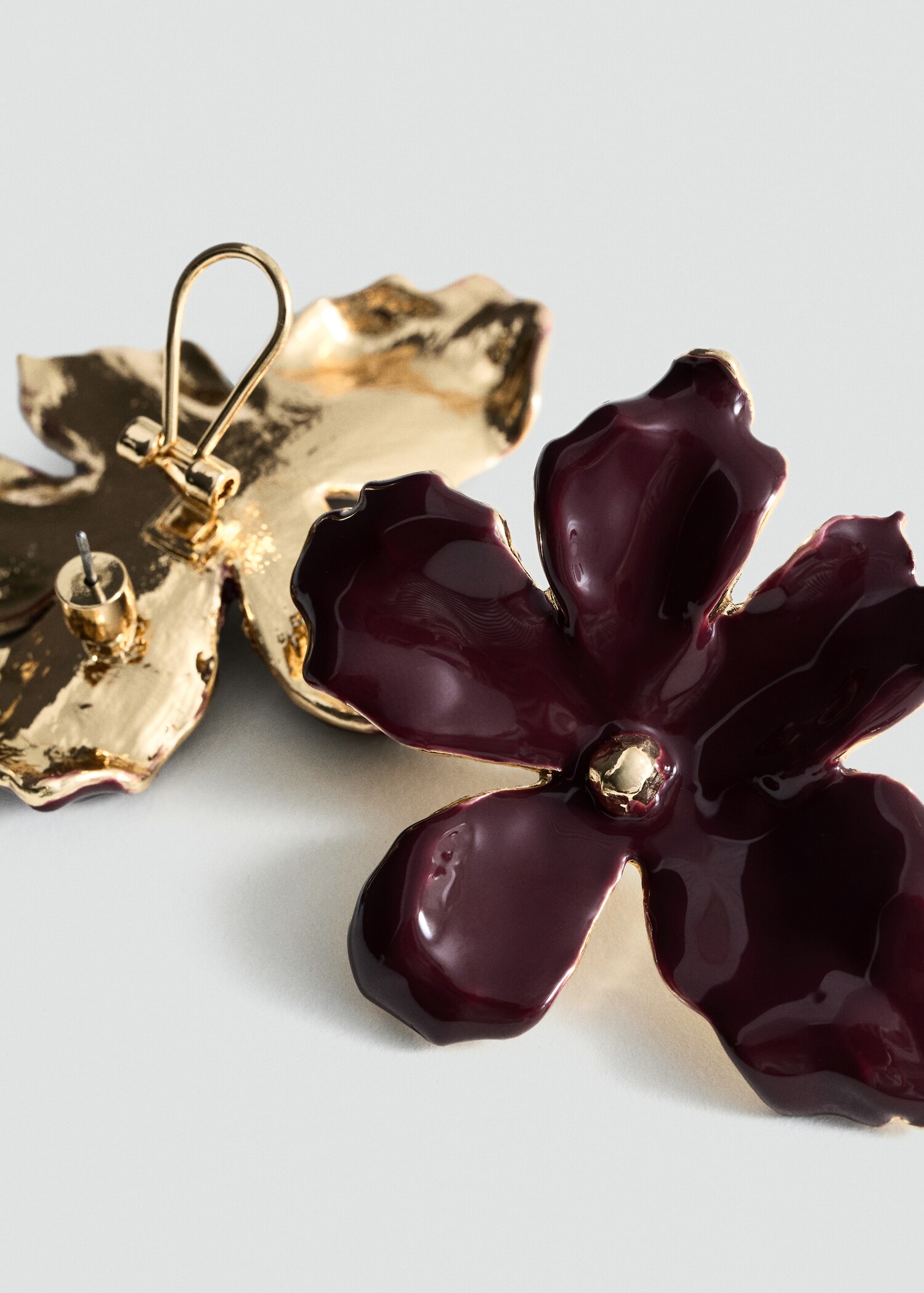 Floral earrings - Medium plane