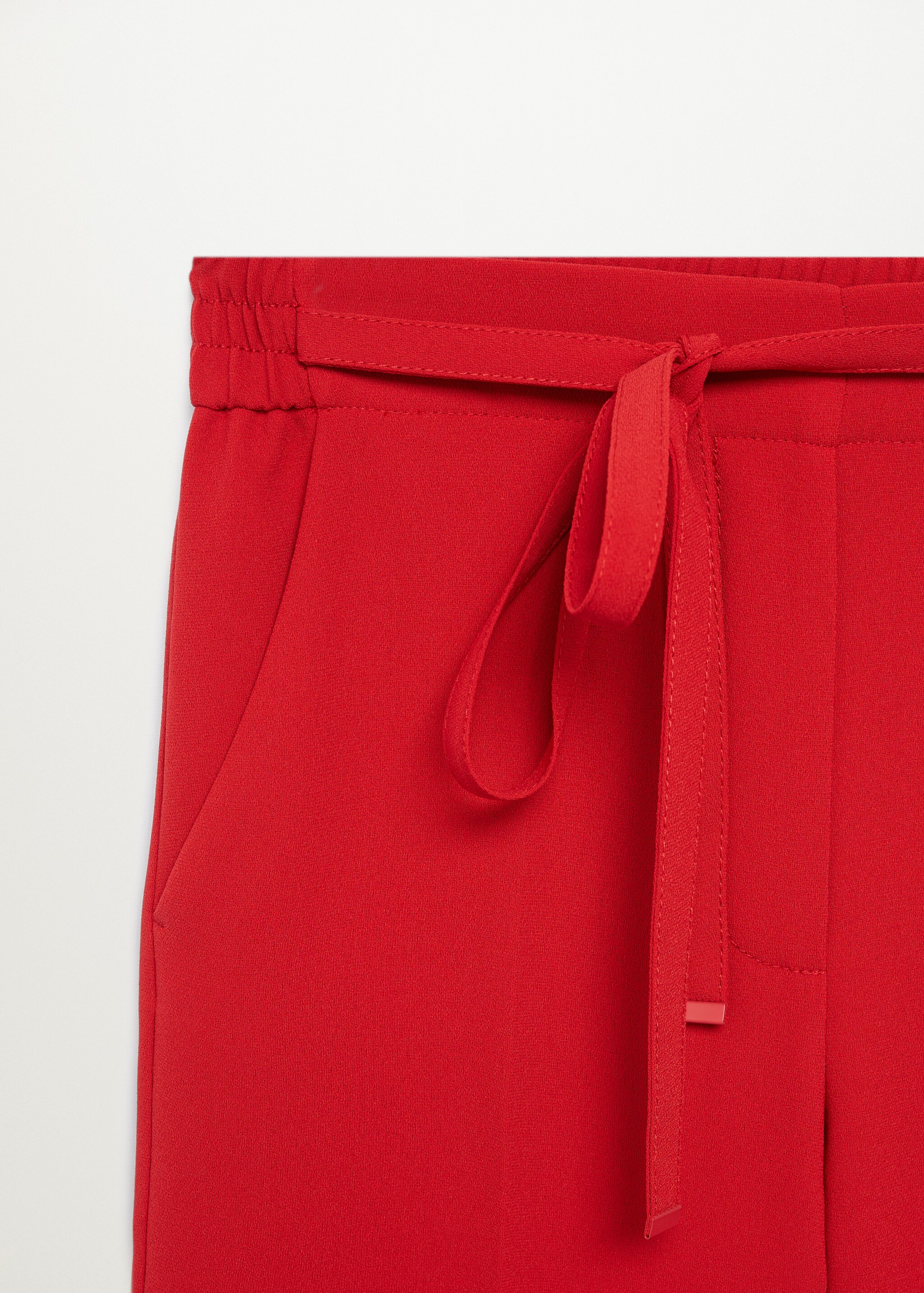 Pantalón fluido cinturón - Detalle del artículo 0