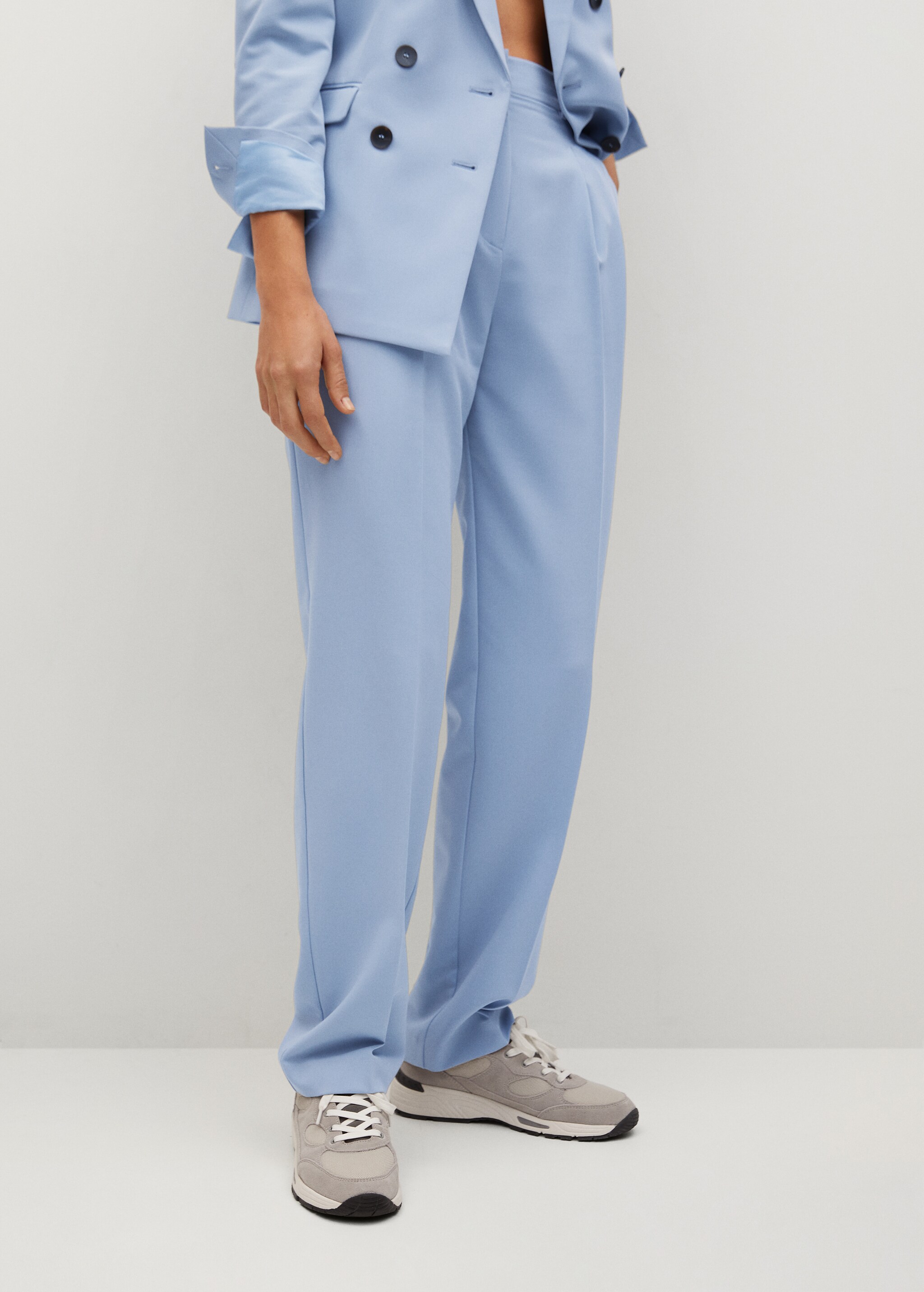 Pleated suit trousers - Medium plane