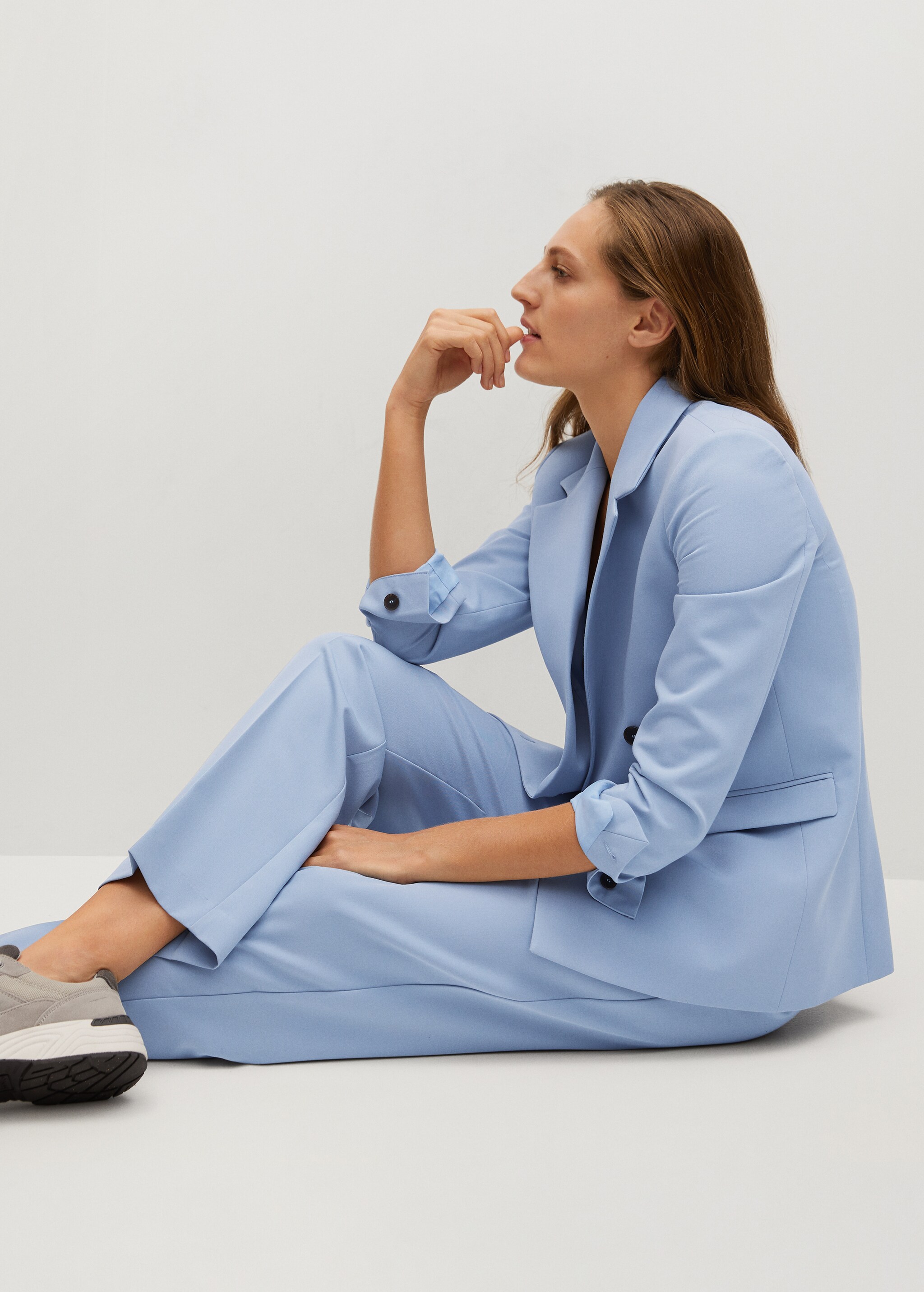 Pleated suit trousers - Details of the article 4