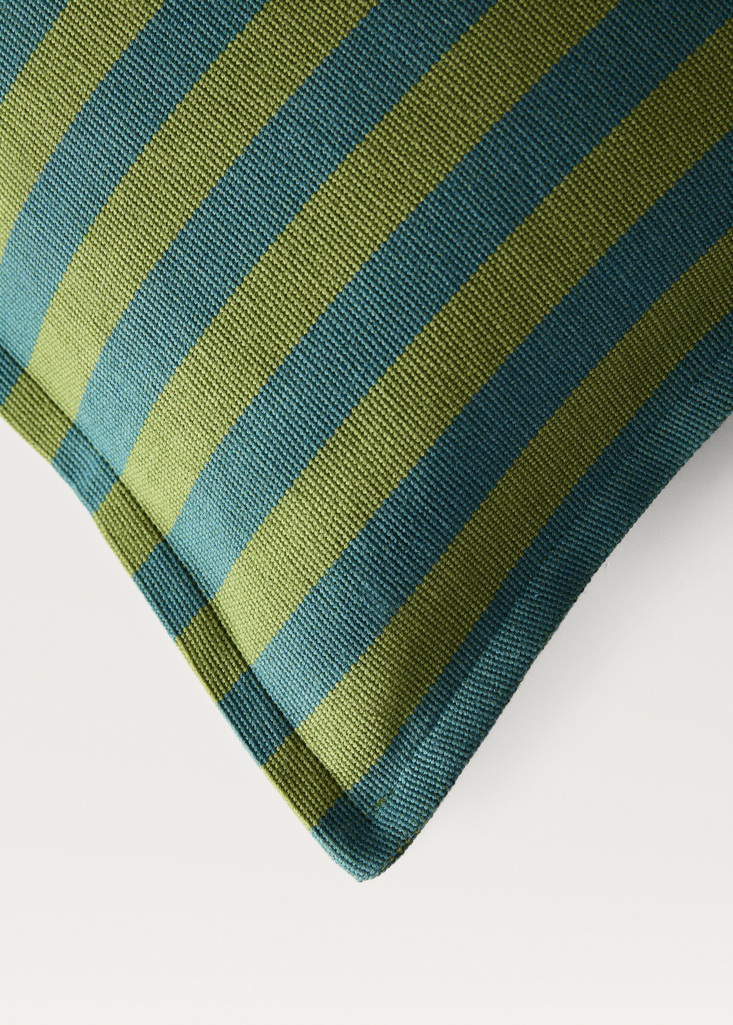 Funda coixí cotó ratlla teixida 30x50 cm - Detall de l'article 3