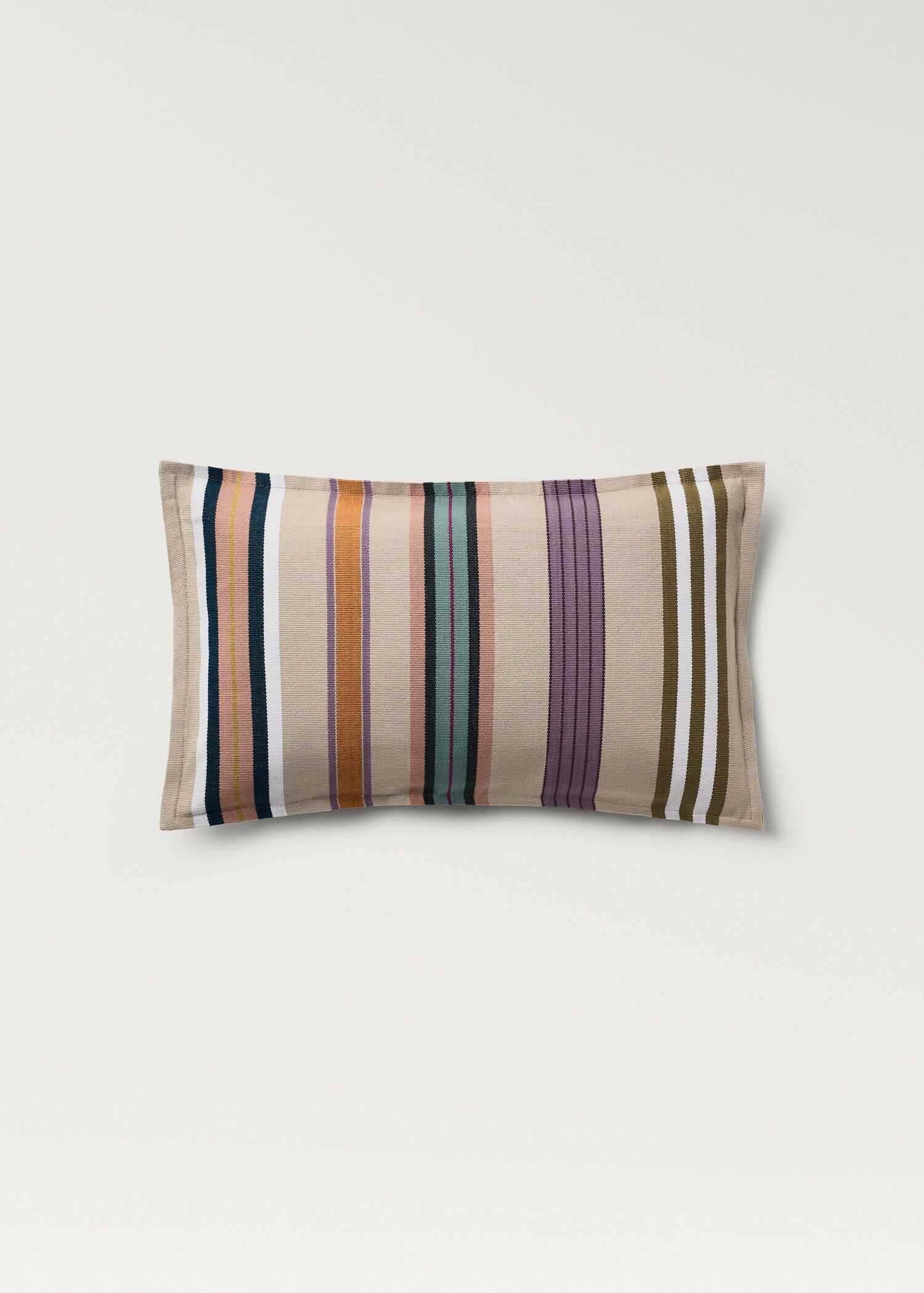 Funda coixí cotó ratlla teixida 30x50 cm - Article sense model