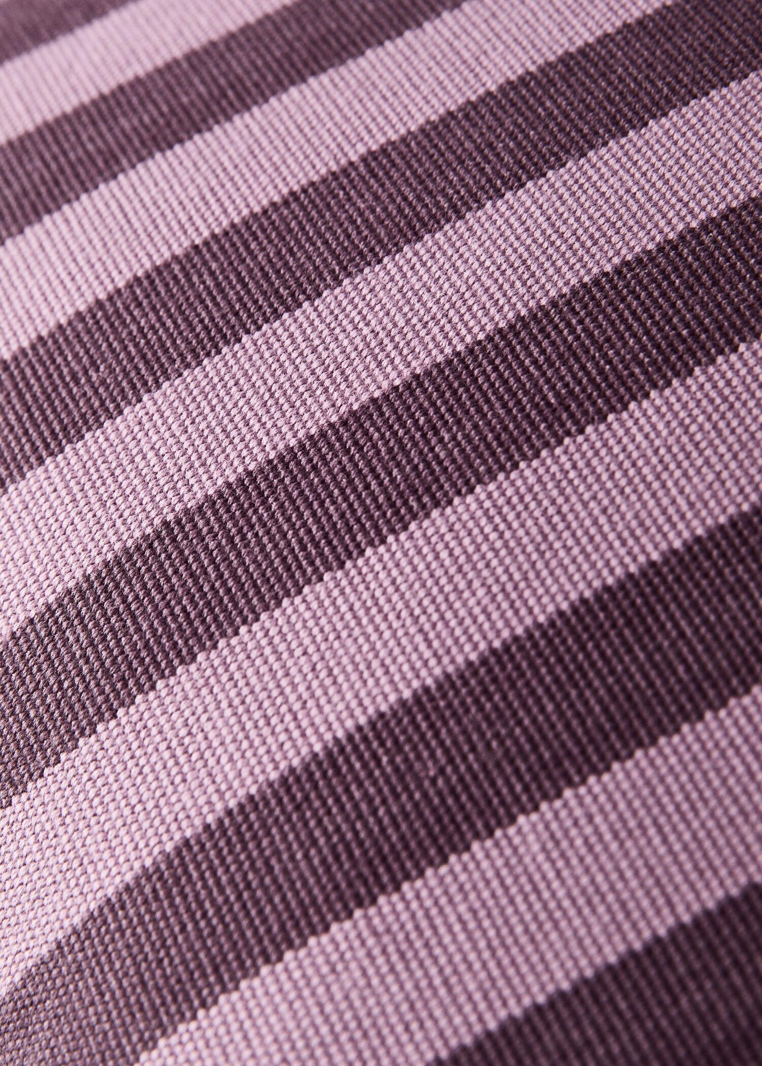 Cotton cushion cover with woven stripe, 50x50cm - Details of the article 4