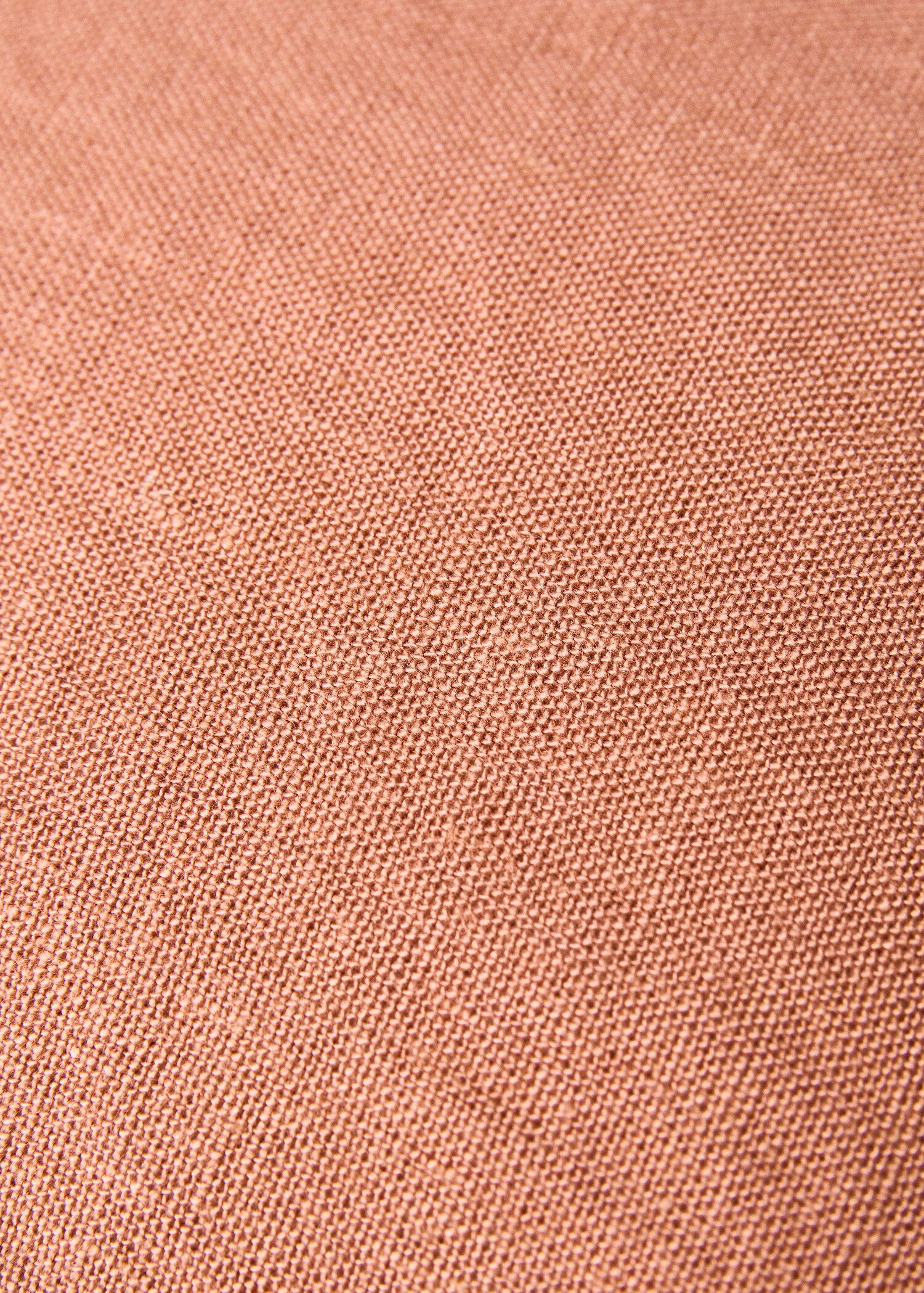 Linen cushion cover with fringes 50x50 cm - Details of the article 3