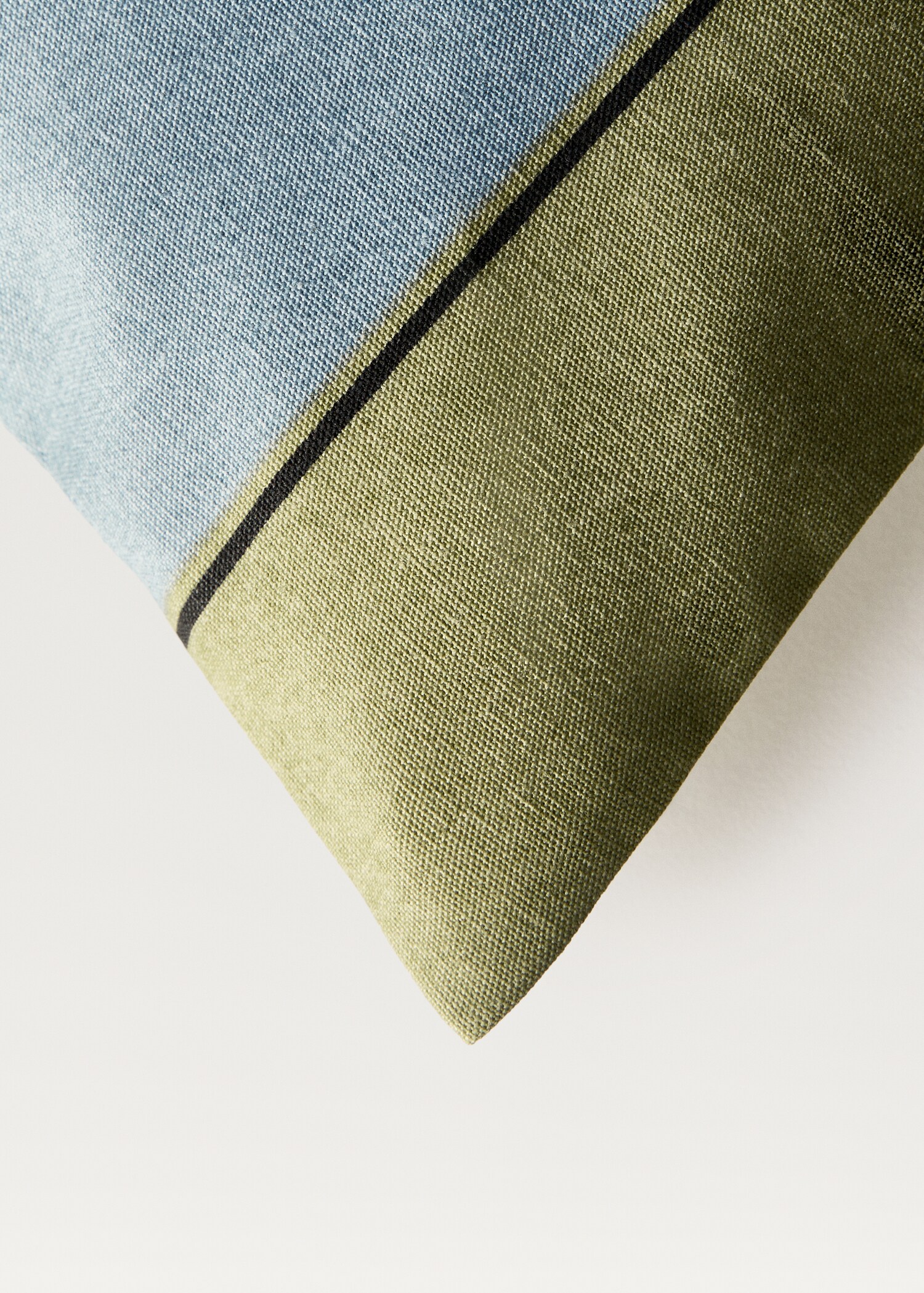 Waterproof striped cushion cover 30x50 cm - Details of the article 1