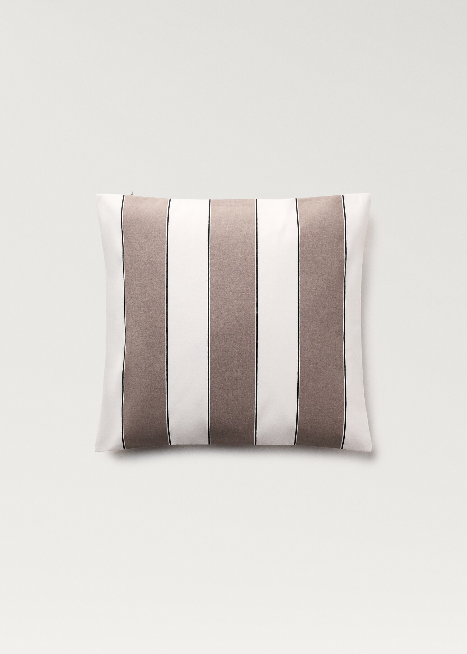 Vattentätt randigt kuddfodral 50x50 cm - Artikel utan modell