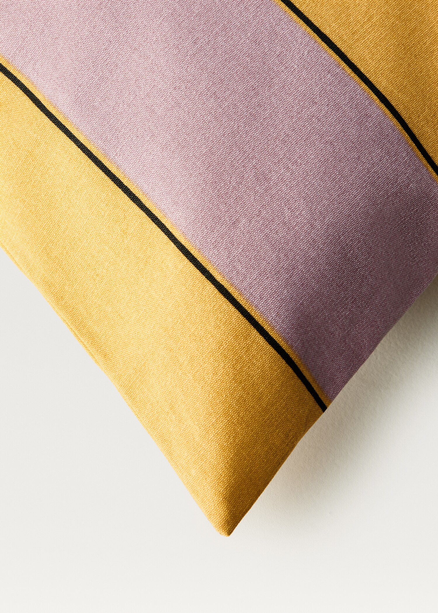 Waterproof striped cushion cover 50x50 cm - Details of the article 1