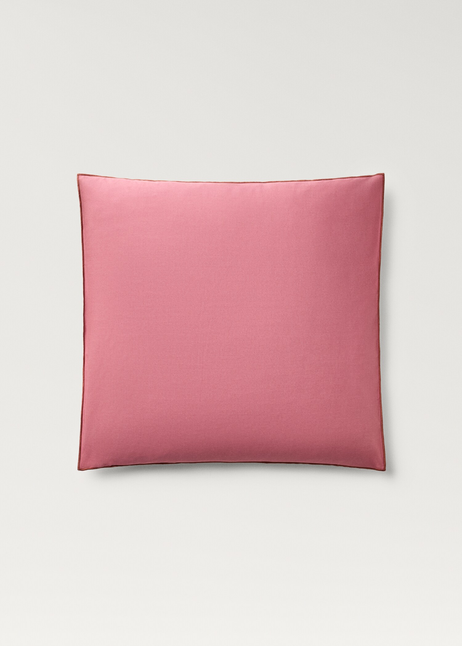 Two cotton percale reversible pillowcases 60x60 cm - Article without model