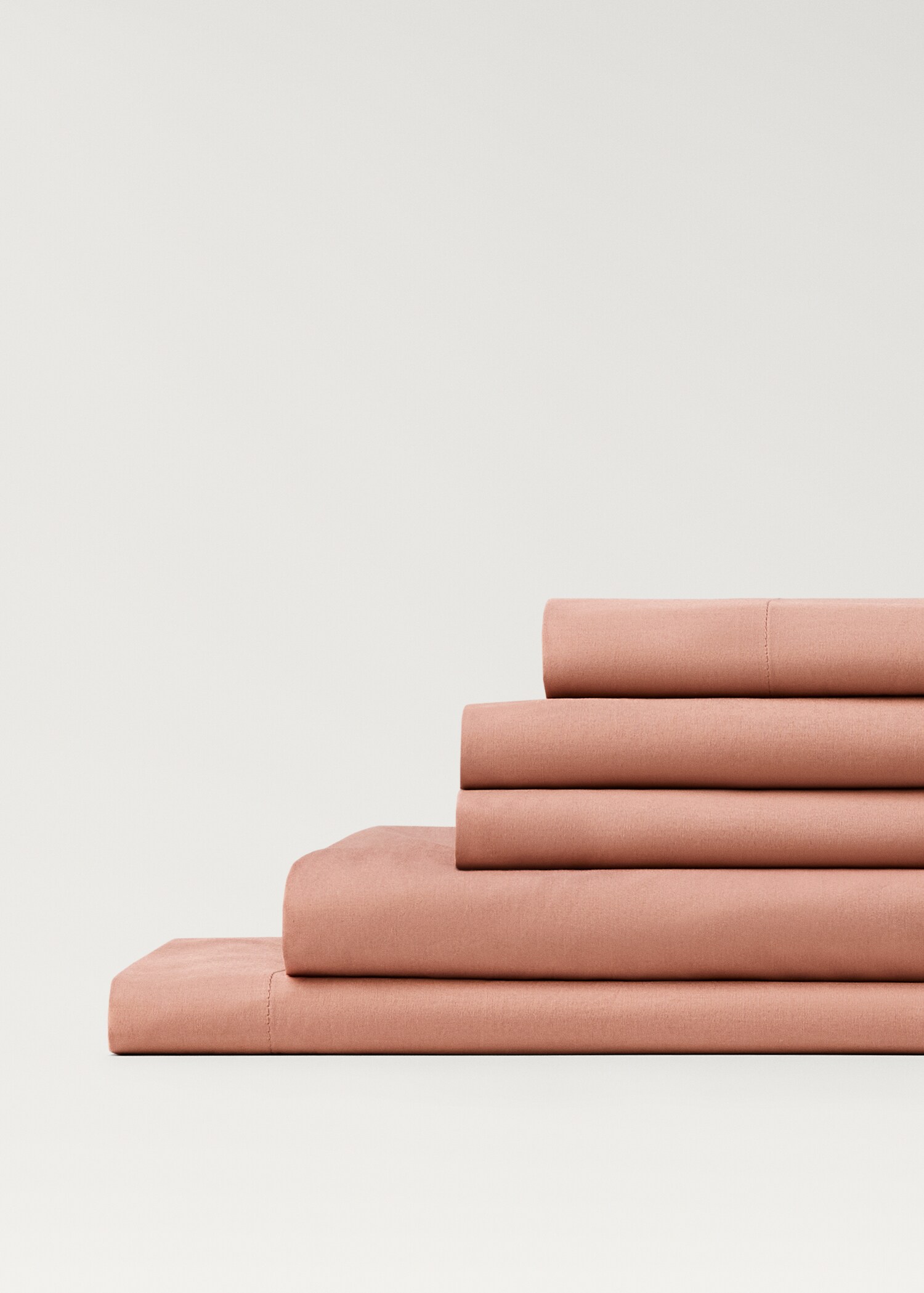 Percale cotton top sheet for 90 cm bed - Details of the article 1