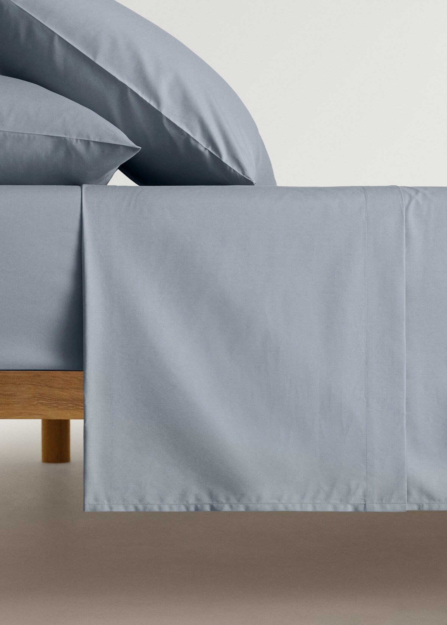 Percale cotton top sheet for 90 cm bed - Article without model