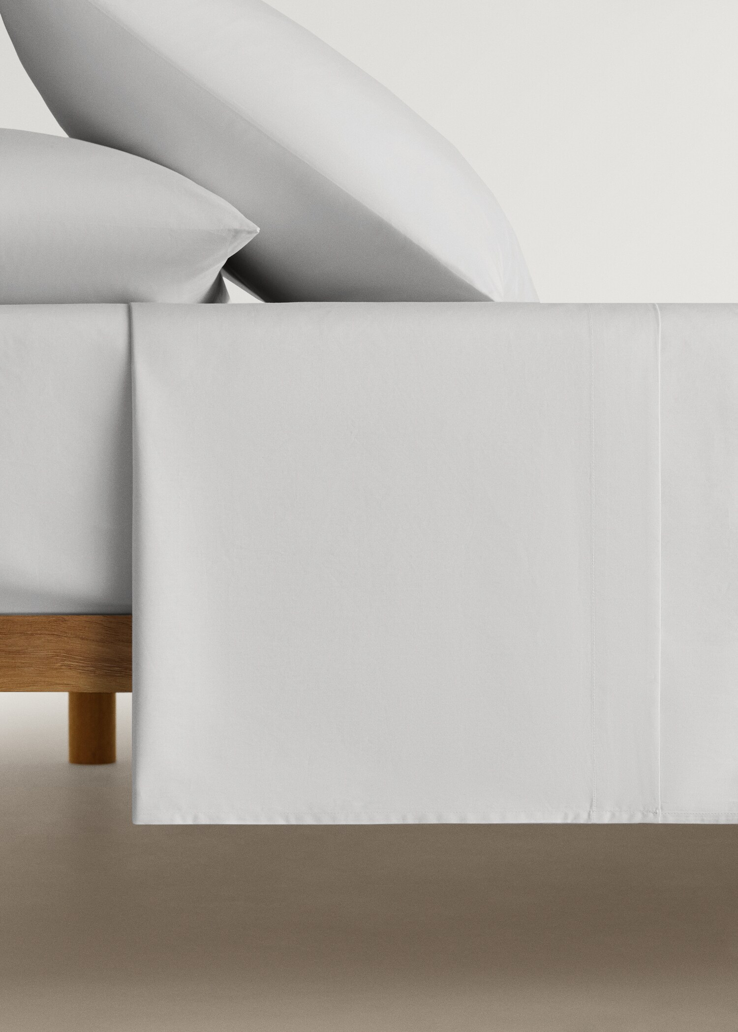 Percale cotton top sheet for 90 cm bed - Article without model