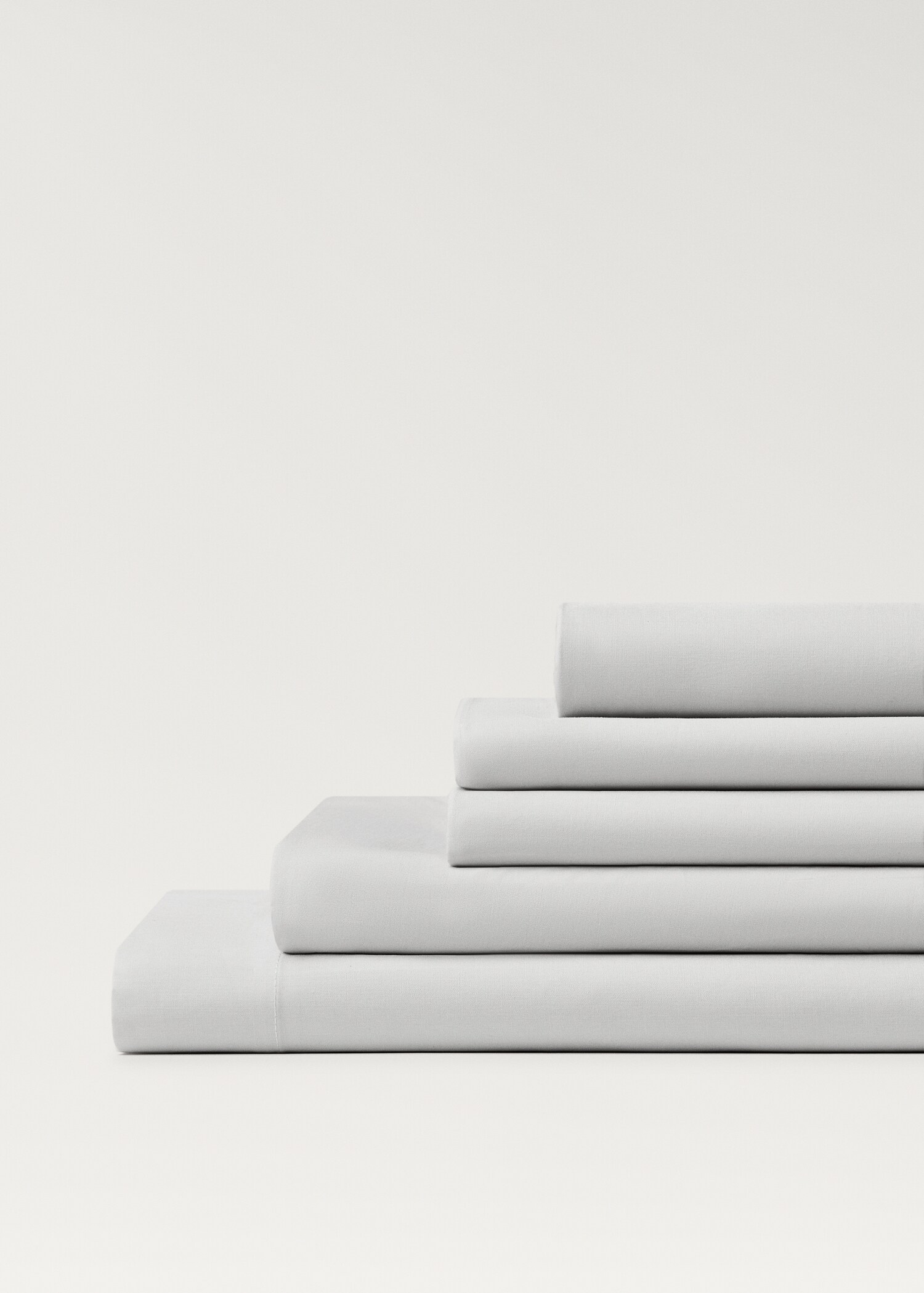 Percale cotton top sheet for 90 cm bed - Details of the article 1