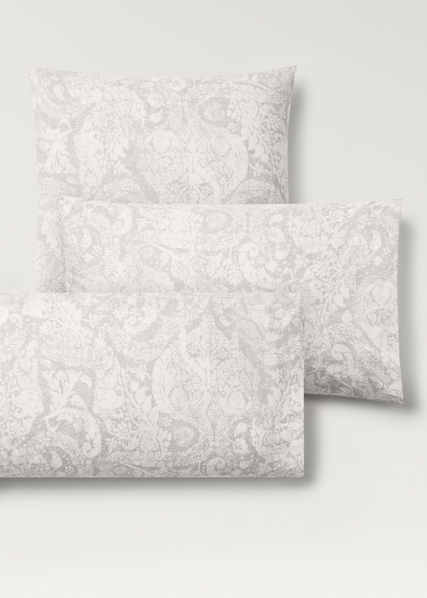Paisley-print cotton pillowcase 45x110 cm - Details of the article 3