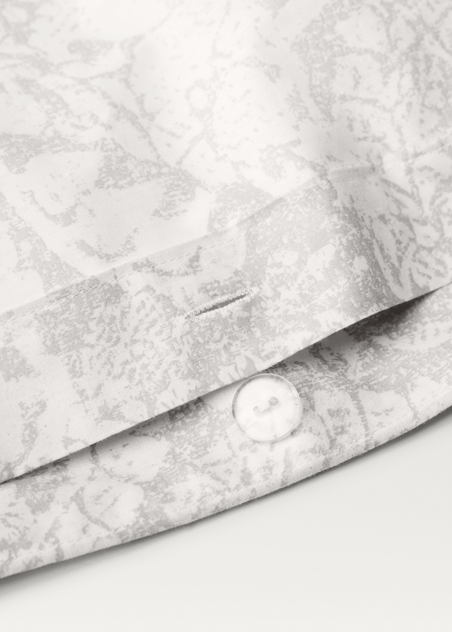 Katoenen dekbedovertrek met paisleyprint, voor een bed van 150/160 cm - Detail van het artikel 3