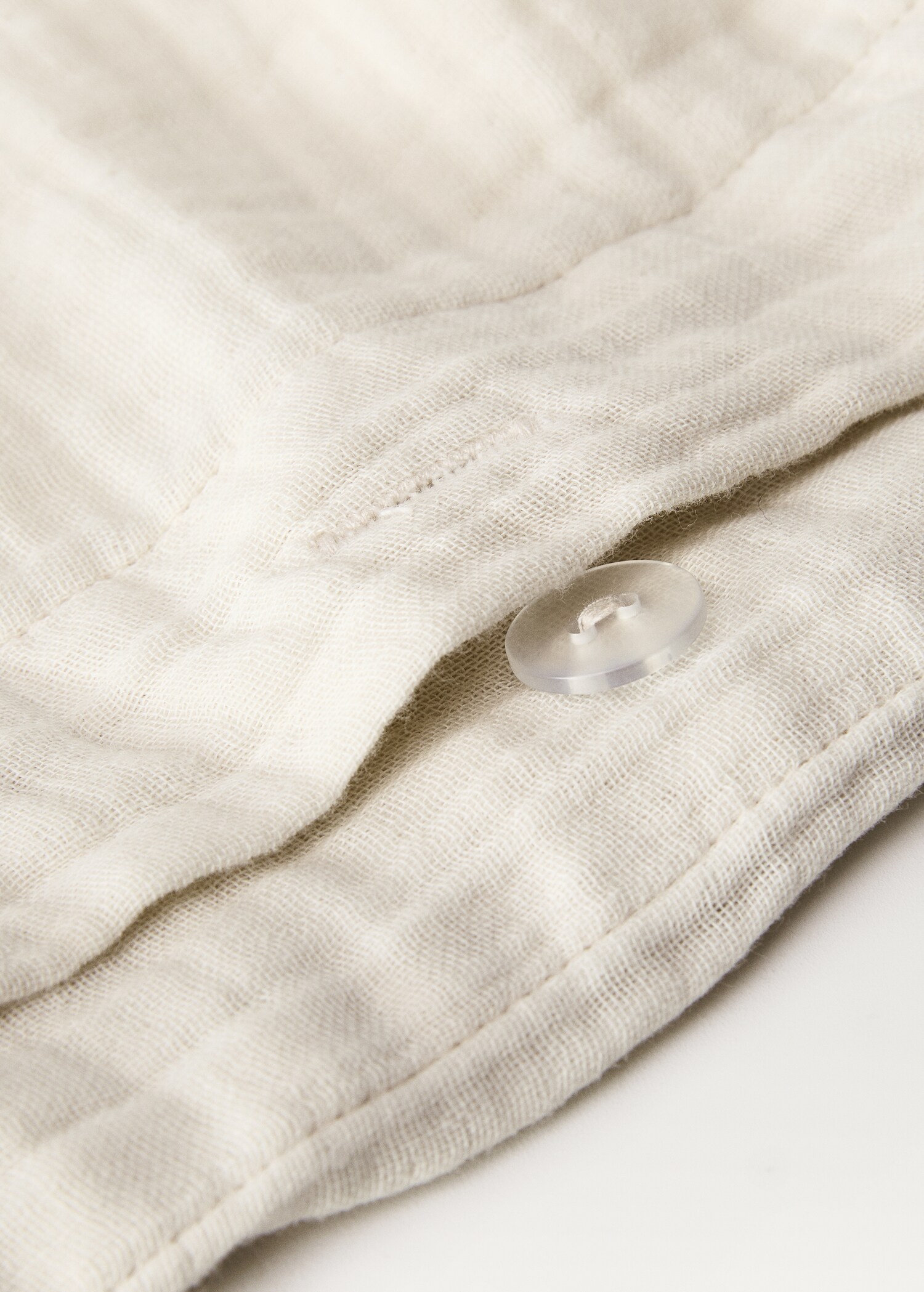 Dekbedovertrek van mousseline katoen bed 135/140 cm - Detail van het artikel 2