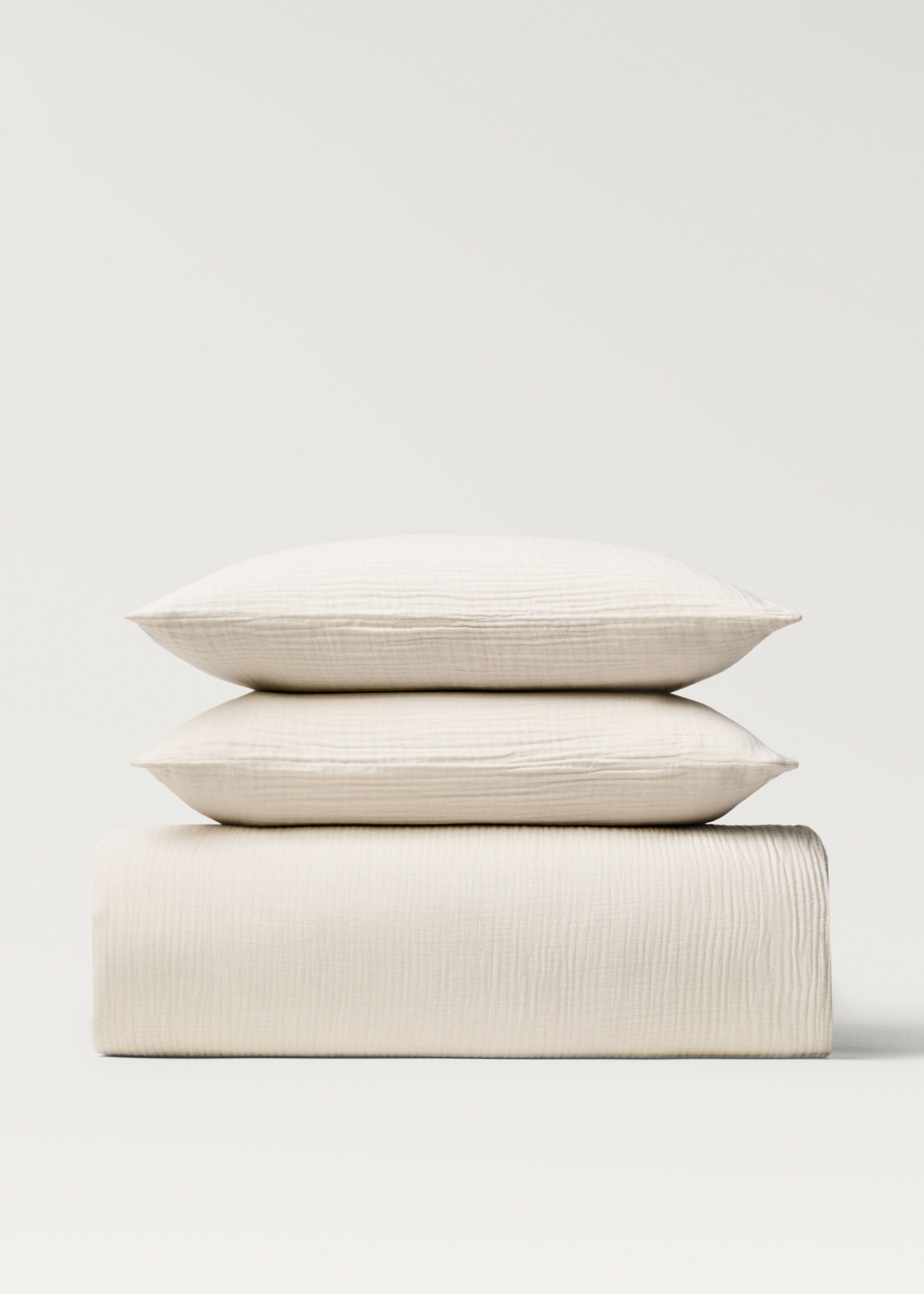 Funda nòrdica cotó gasa llit 150/160 cm - Article sense model, Gris clar/pastel. Ref: 87013005-00.