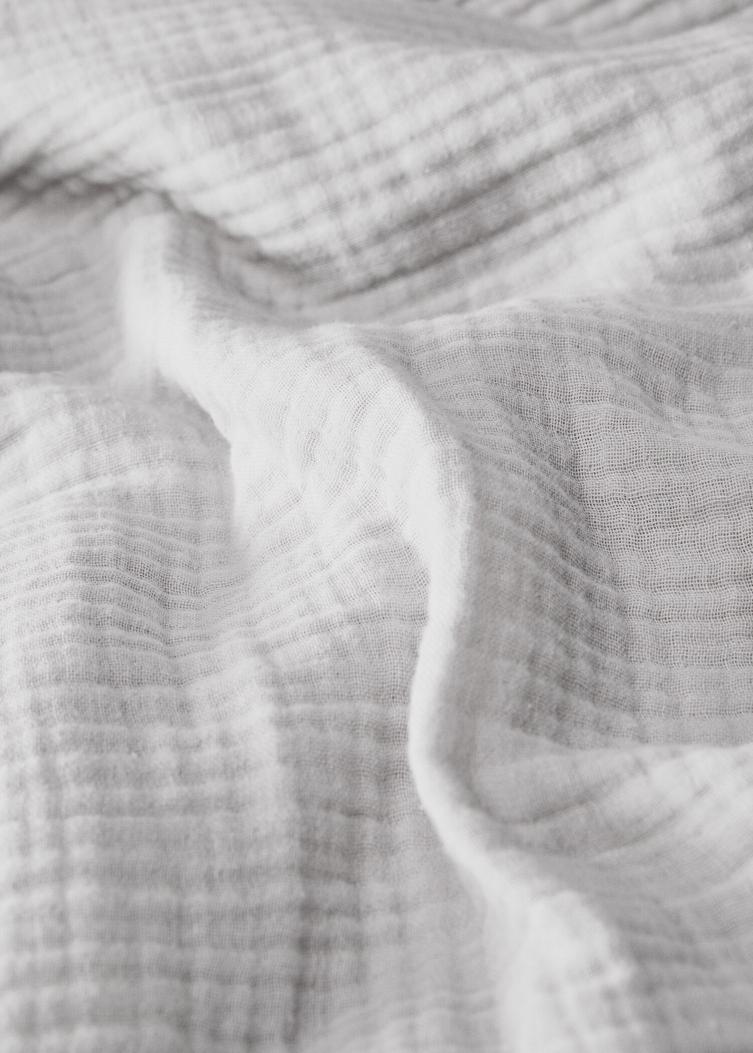 Funda nòrdica cotó gasa llit 180/200 cm - Pla mig