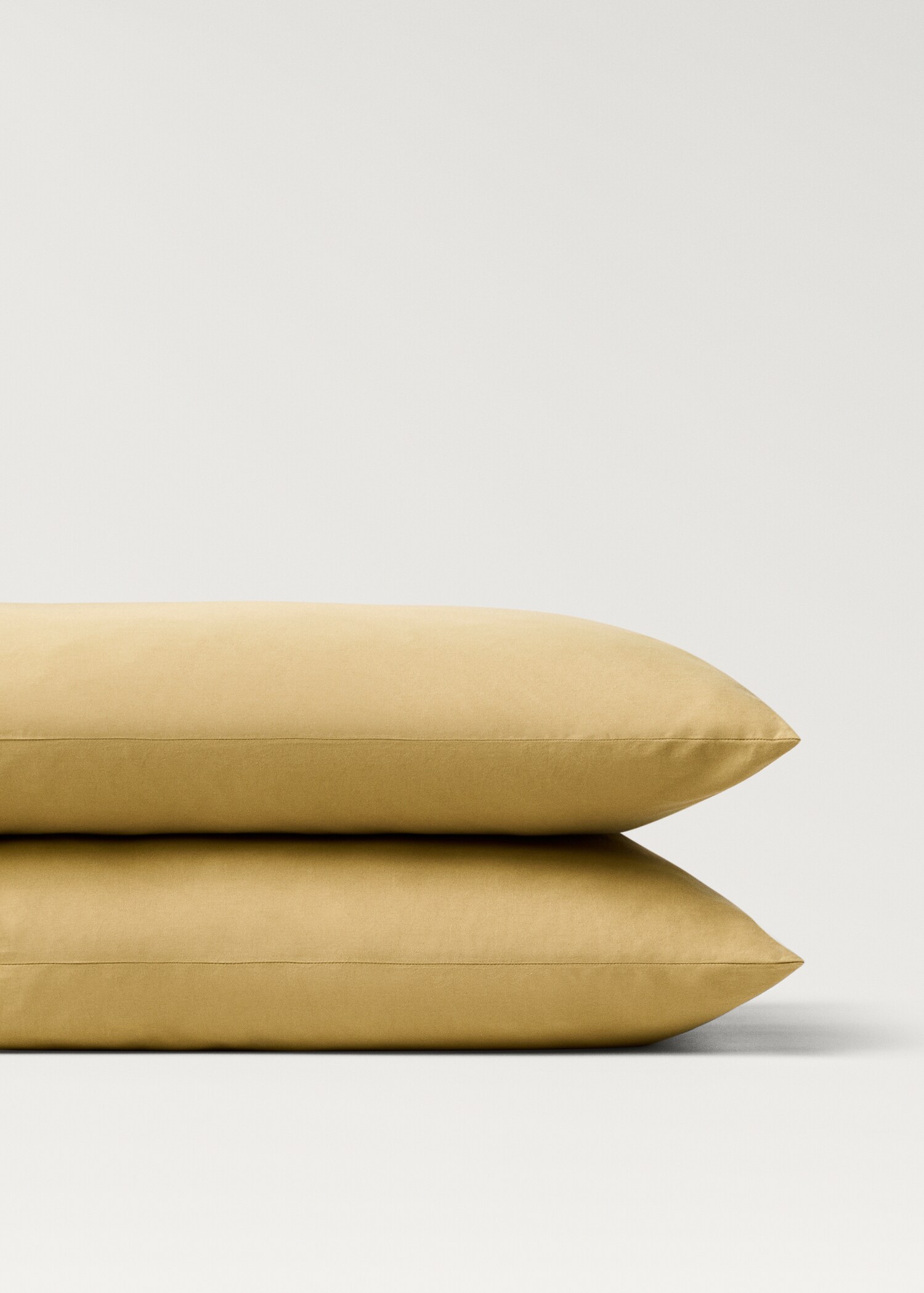 Two washed satin cotton pillowcases with double stitching 50x75 cm - Details of the article 3