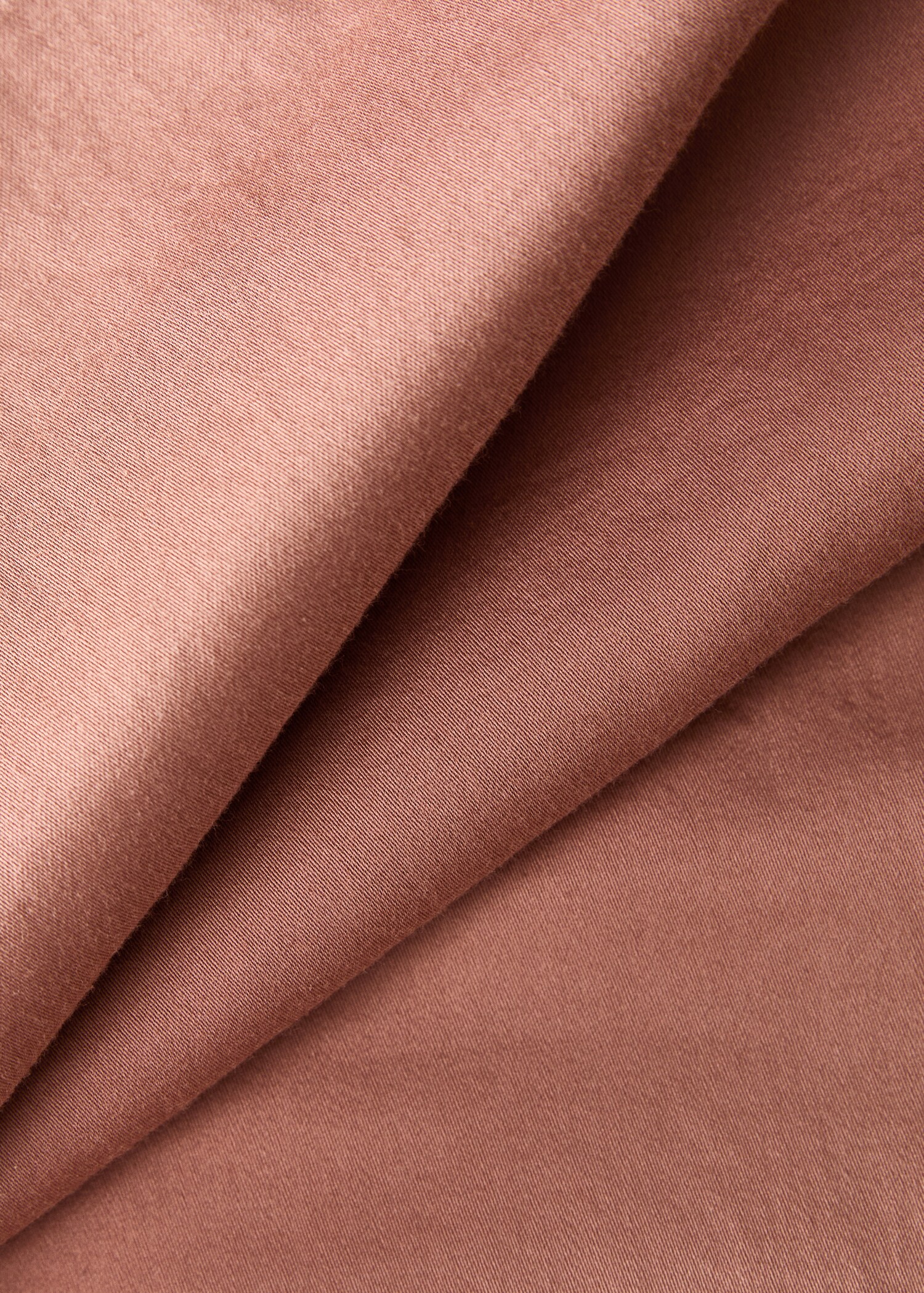 Drap plat coton satin lavé double surpiqûre lit 180/200 cm - Détail de l'article 1