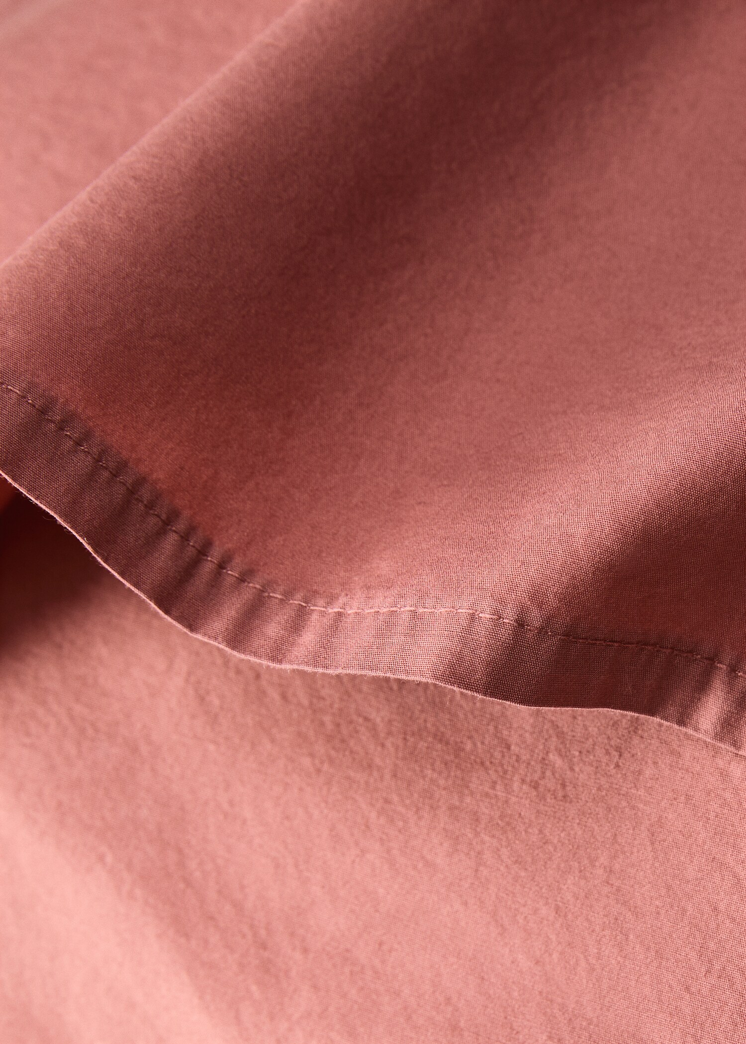 Two cotton poplin double-stitched pillowcases 50x75 cm - Details of the article 1