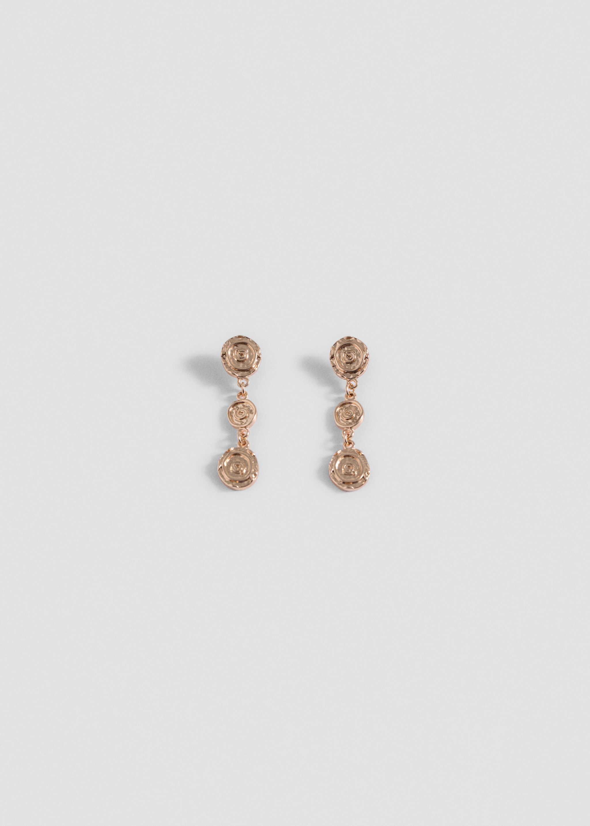 Boucles d'oreilles pendentifs pièce - Article sans modèle, Or. Ref: 87013285-00.