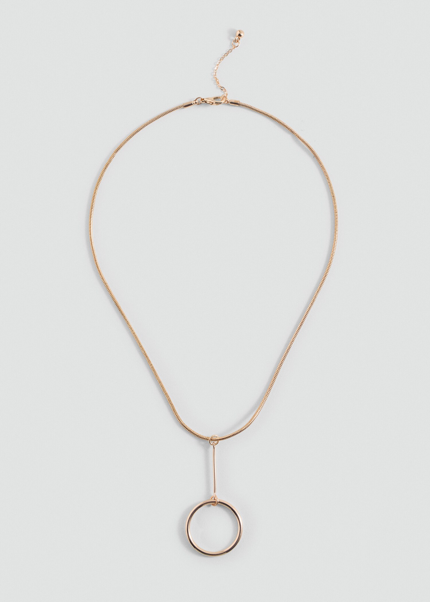 Drop necklace with sphere - Article without model