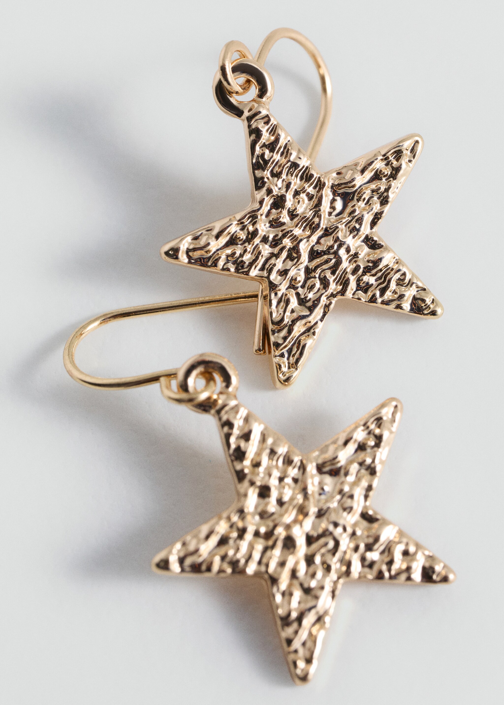 Stars earrings - Medium plane, Gold. Ref: 87013293-00.