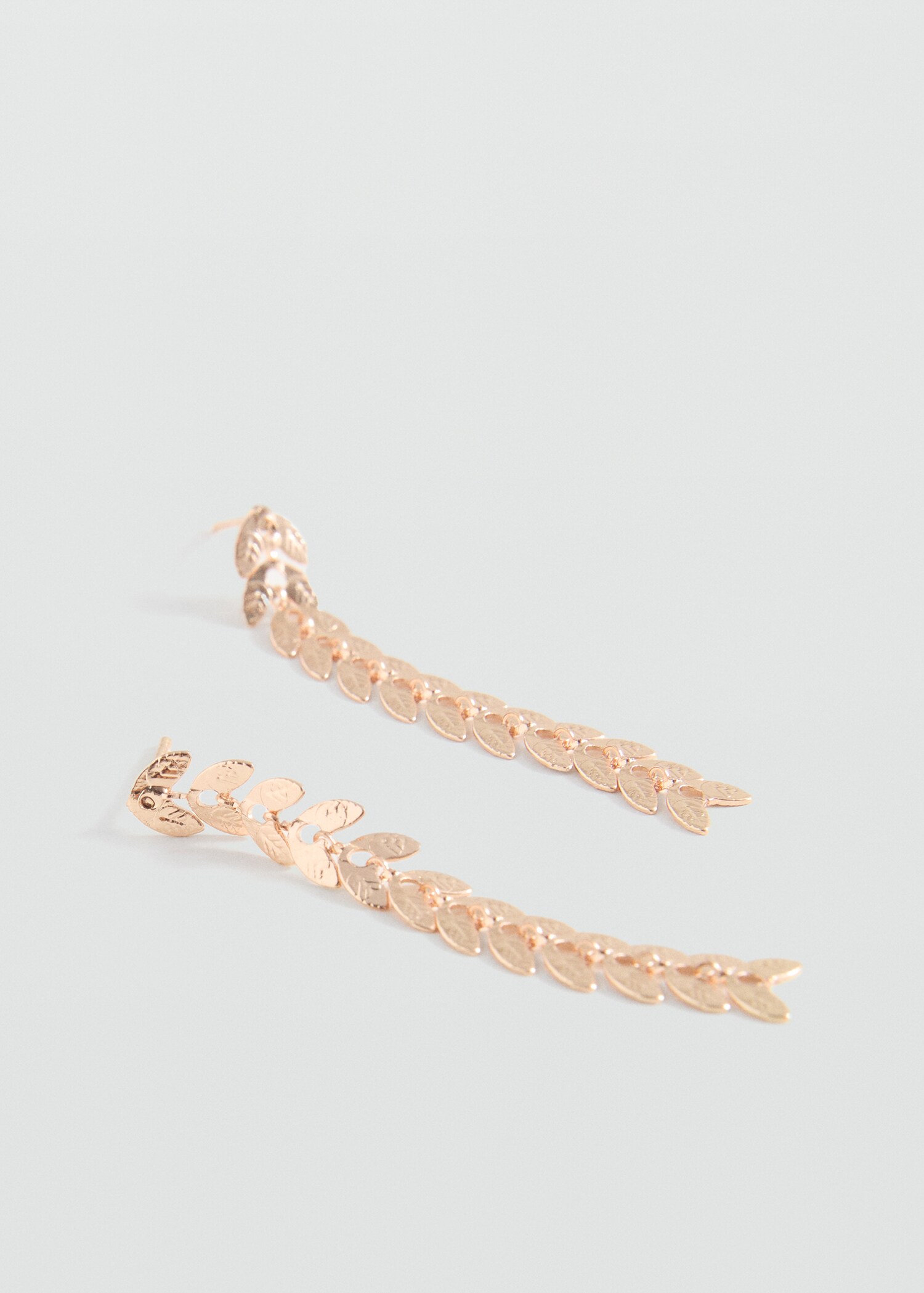 Long spike-shaped earrings - Medium plane