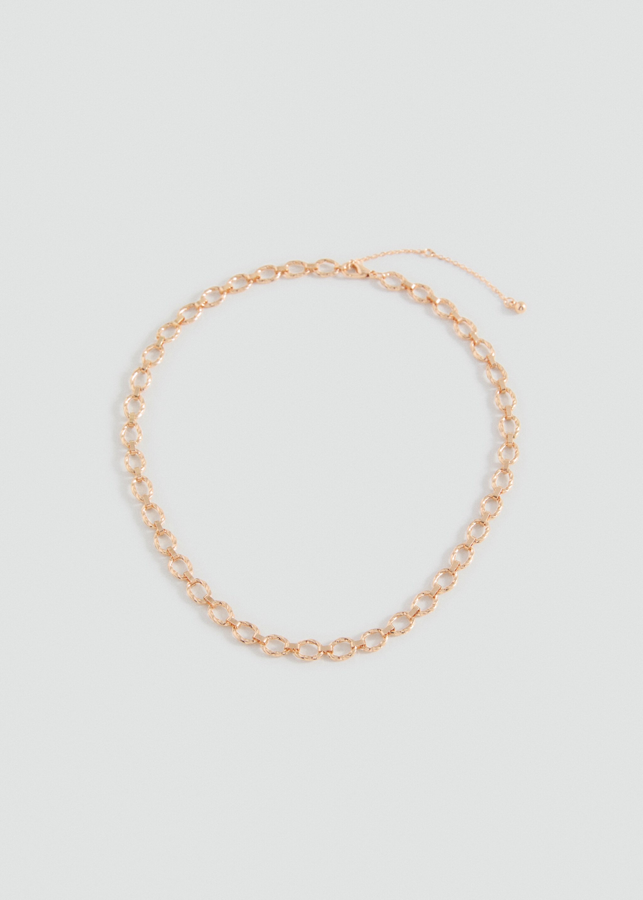 Interwoven chain necklace - Article without model, Gold. Ref: 87013303-00.