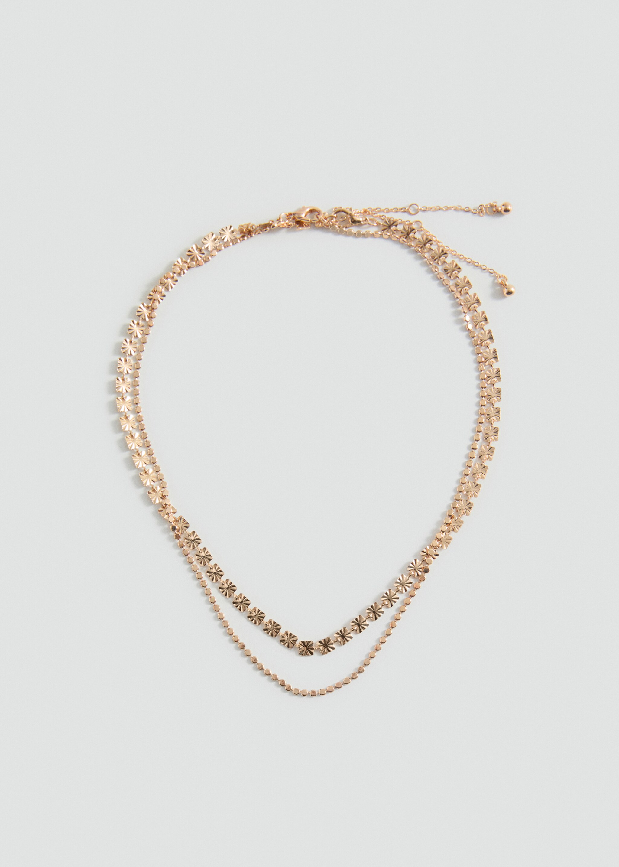 2er-Pack Halsketten - Artikel ohne Model, Gold. Ref: 87013307-00.