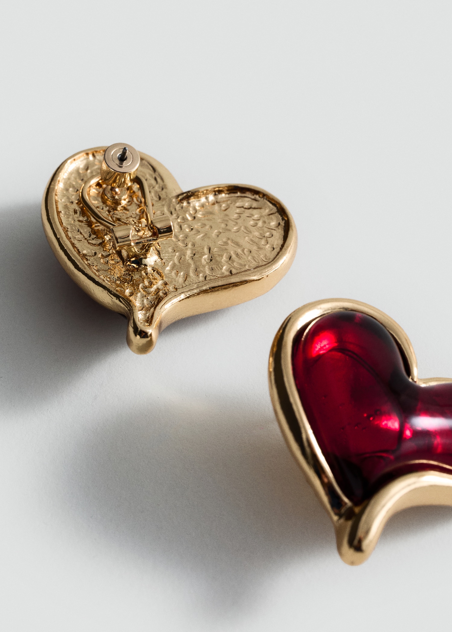 Hartvormige oorbeel van hars - Middenvlak