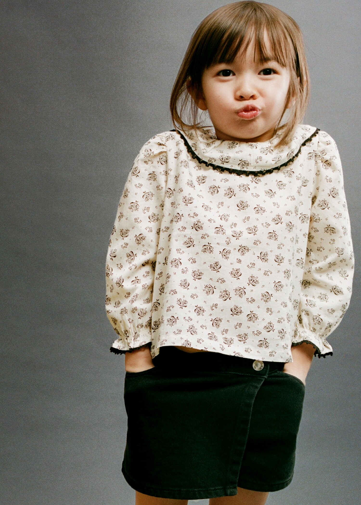 Blouse à fleurs coton - Détail de l'article 5