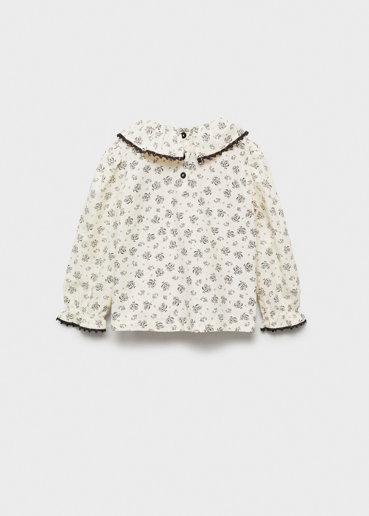 Blouse à fleurs coton - Verso de l’article