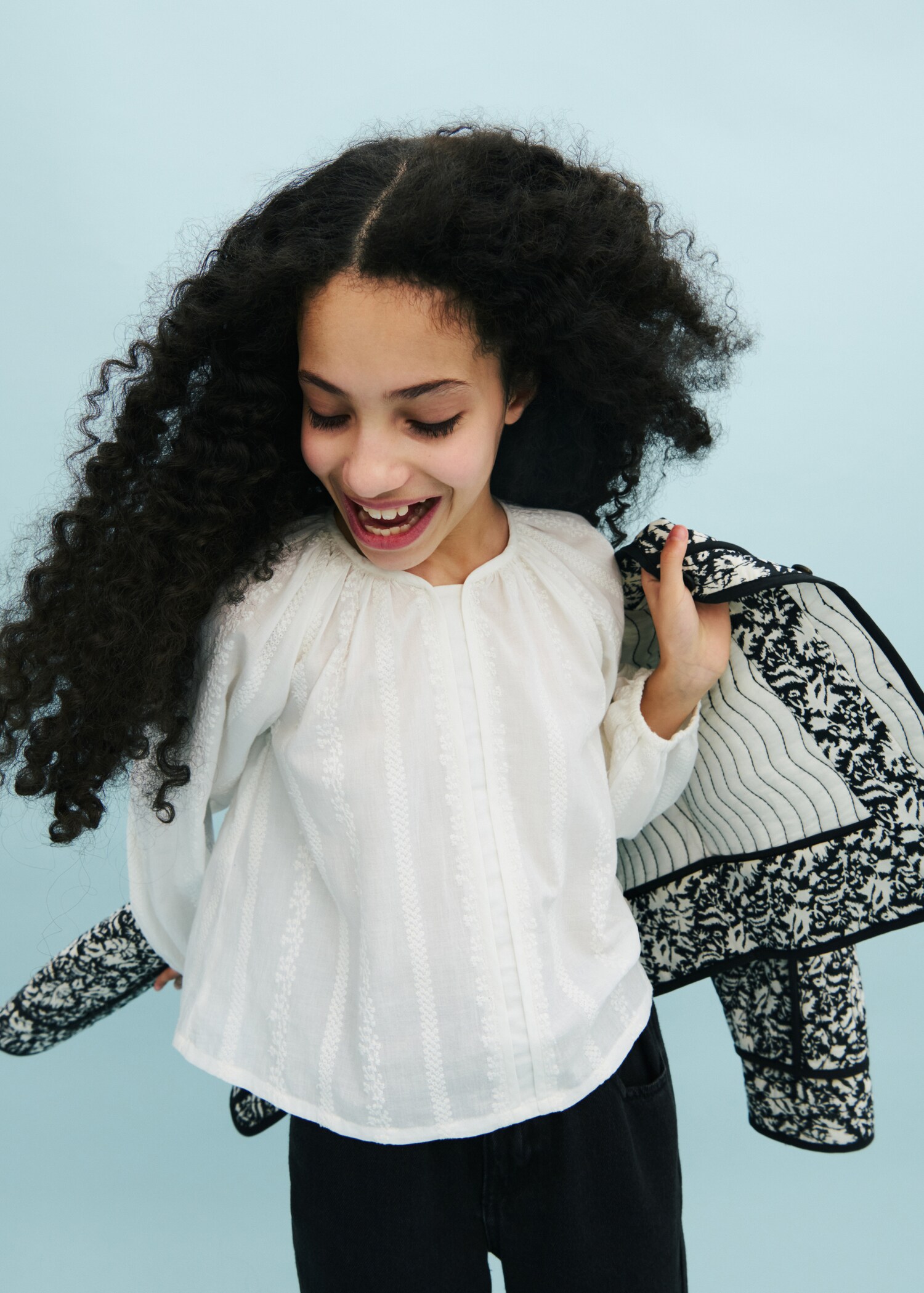 Blusa algodón detalles bordados - Detalle del artículo 5