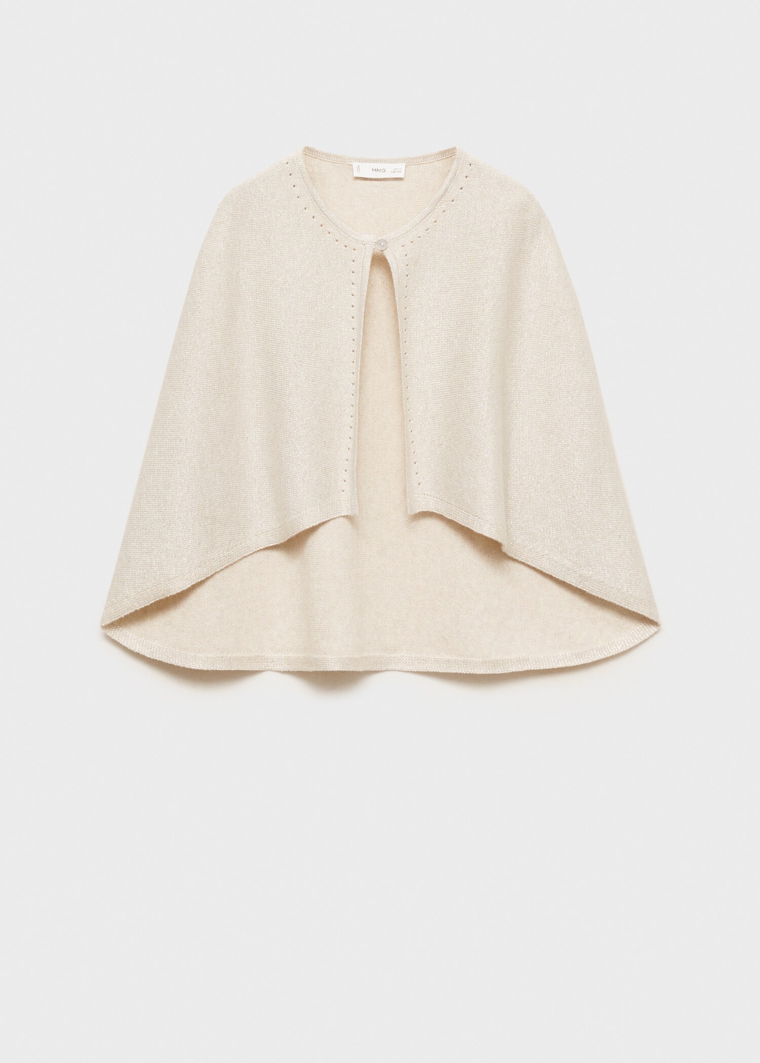 Lurex knitted cape - Article without model